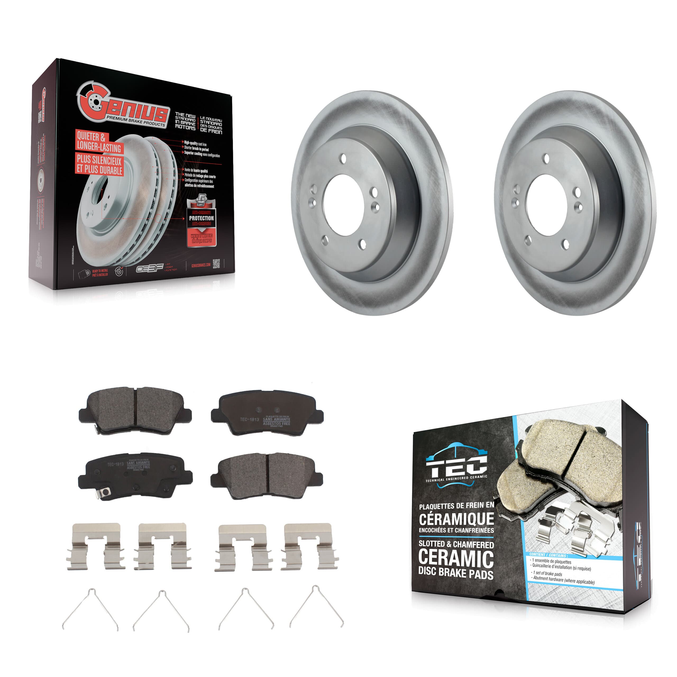 Transit Auto - KGT-101680 - Rear Disc Brake Kits image 1