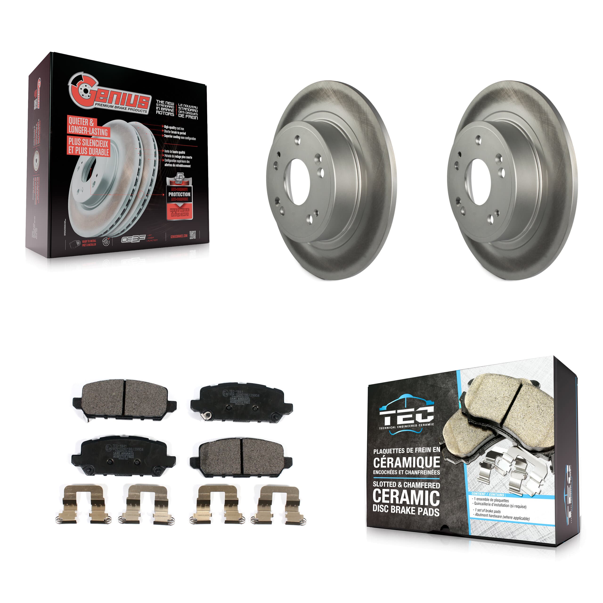 Transit Auto - KGT-101934 - Rear Disc Brake Kits image 1