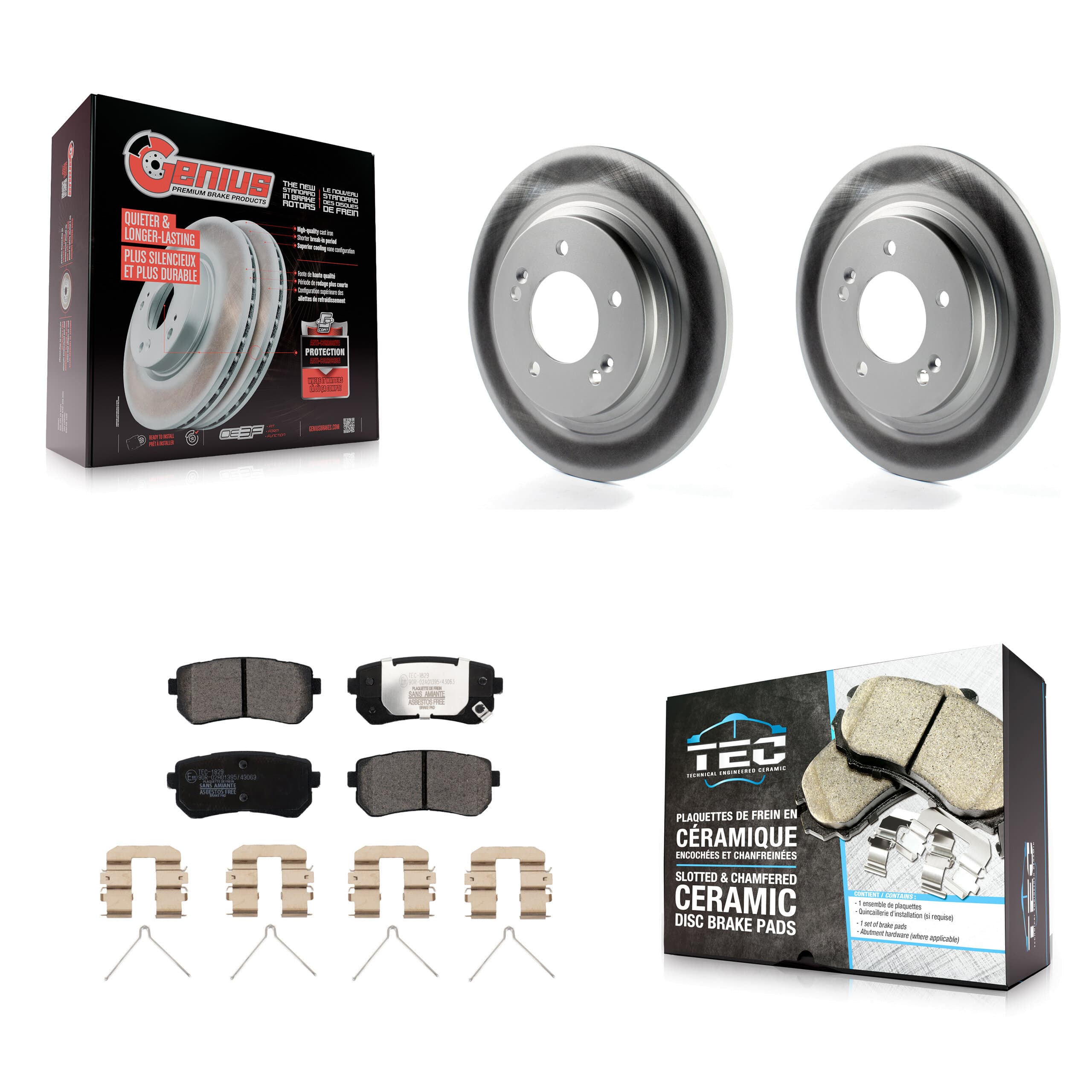 Transit Auto - KGT-101942 - Rear Disc Brake Kits image 1
