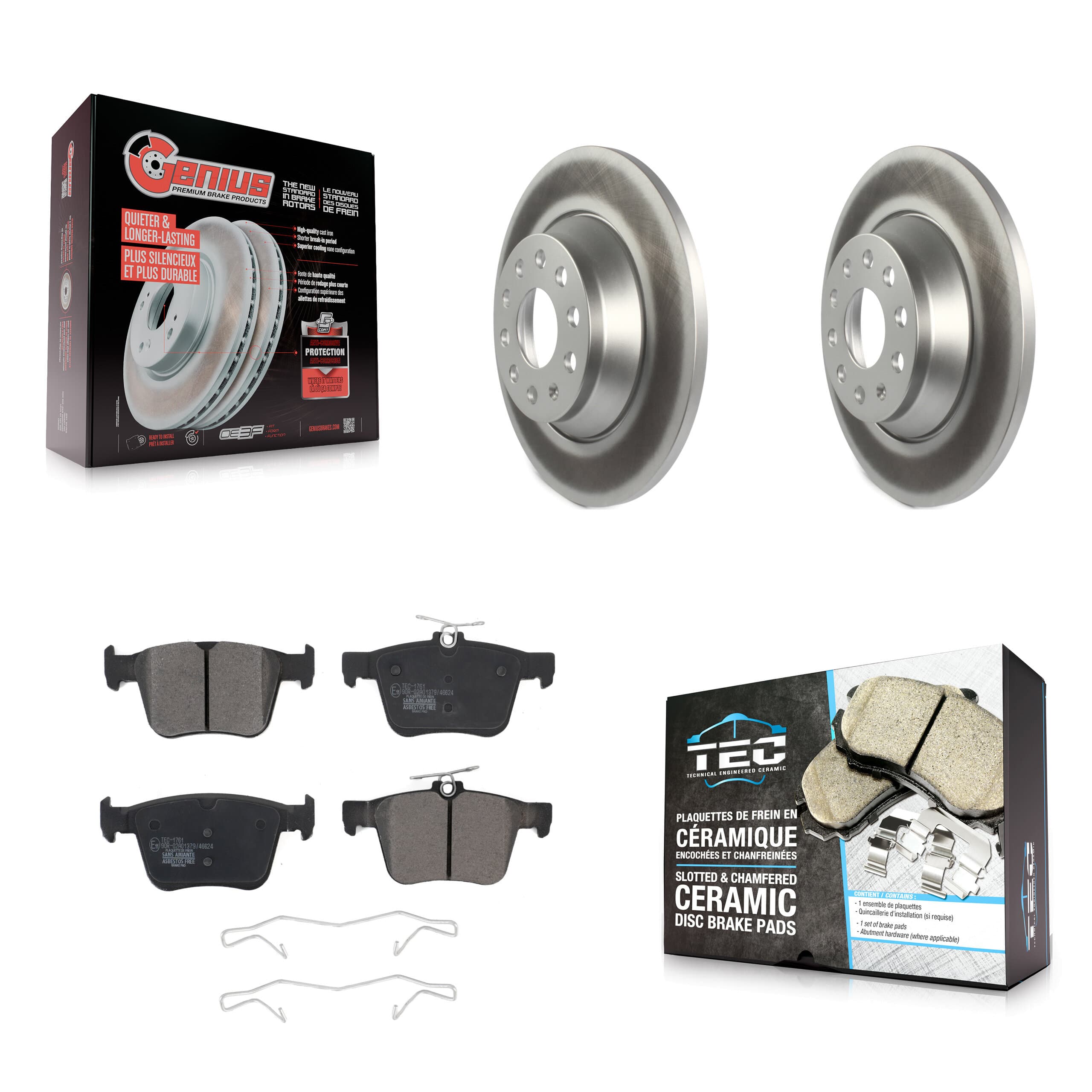 Transit Auto - KGT-101946 - Rear Disc Brake Kits image 1