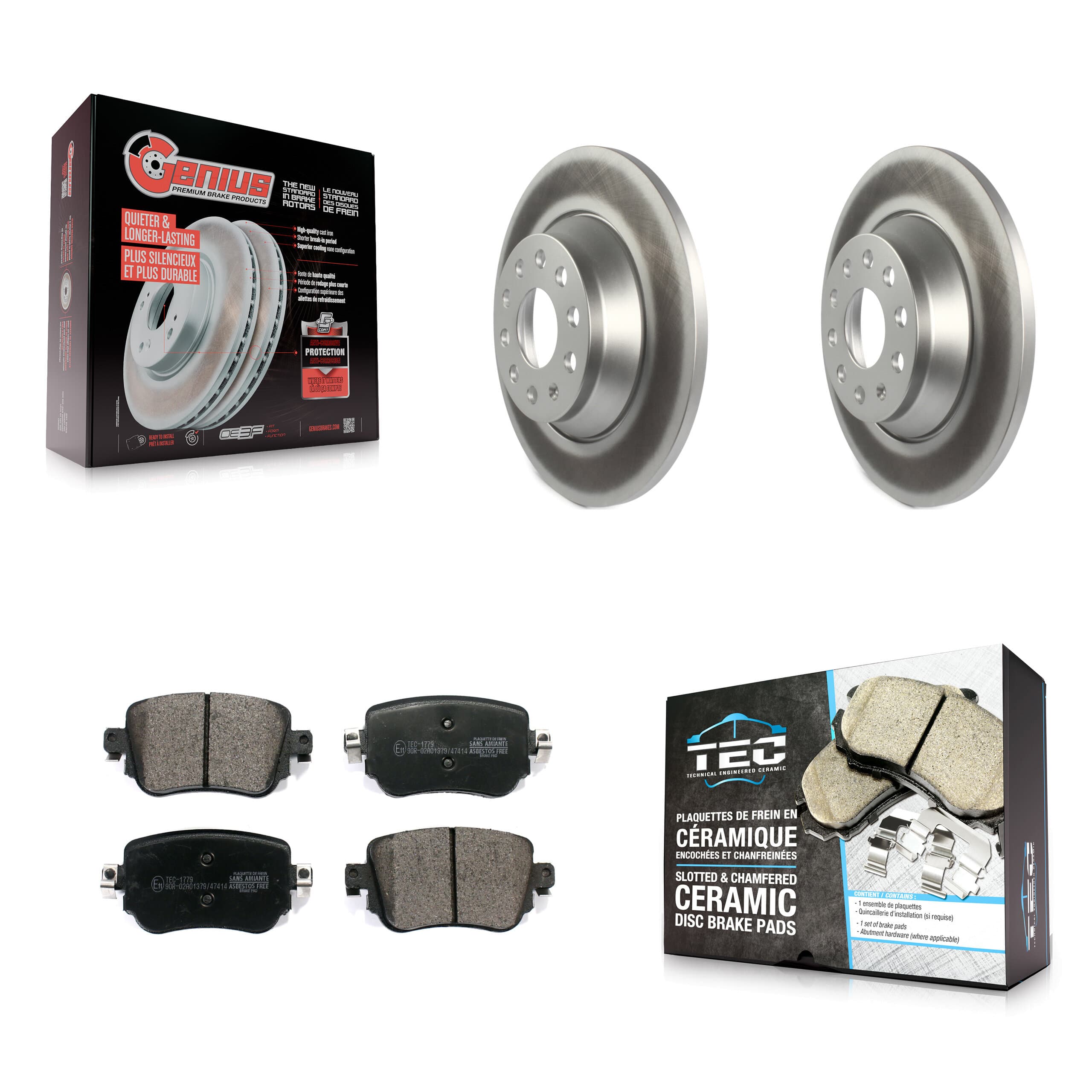 Transit Auto - KGT-101947 - Rear Disc Brake Kits image 1
