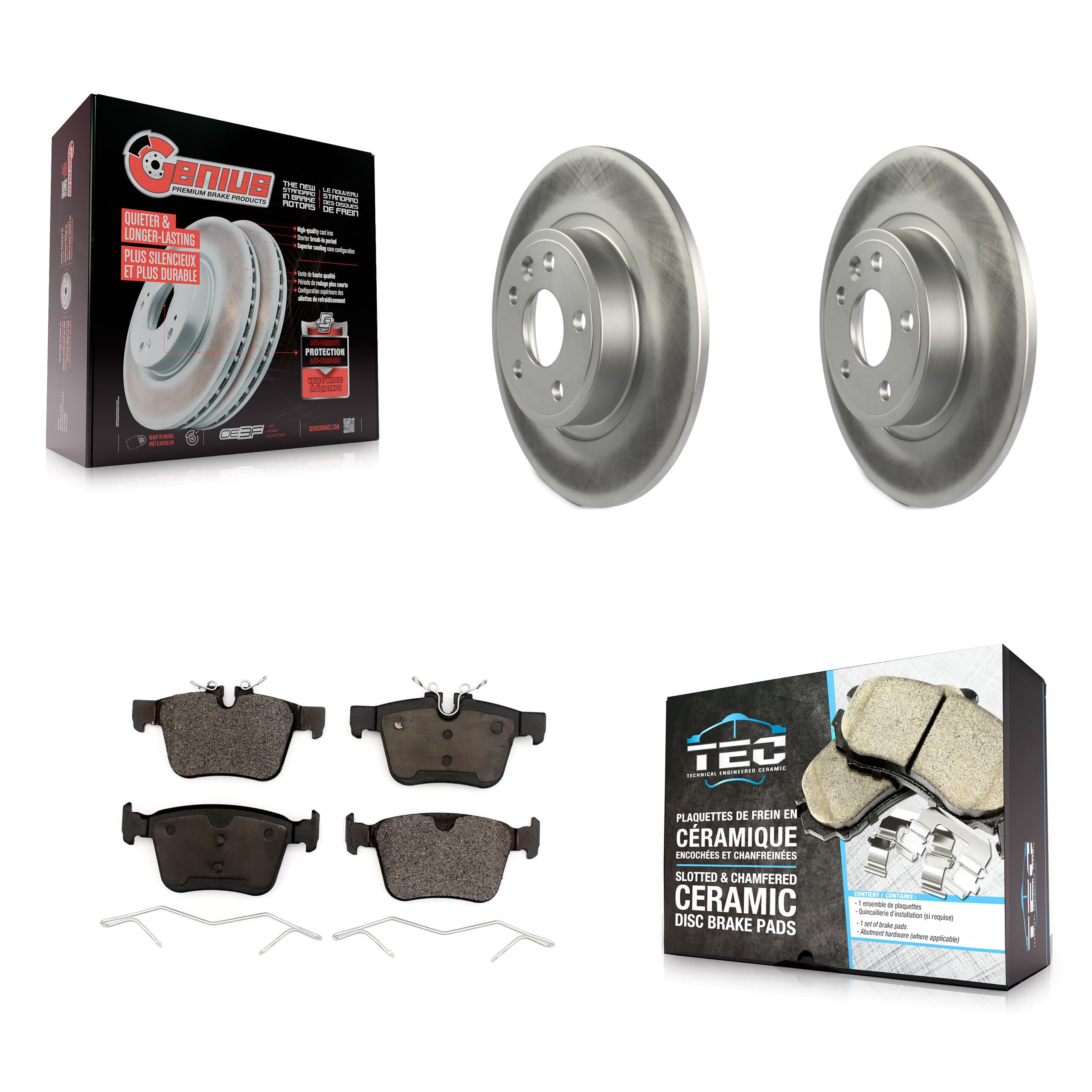 Transit Auto - KGT-102043 - Rear Disc Brake Kits image 1