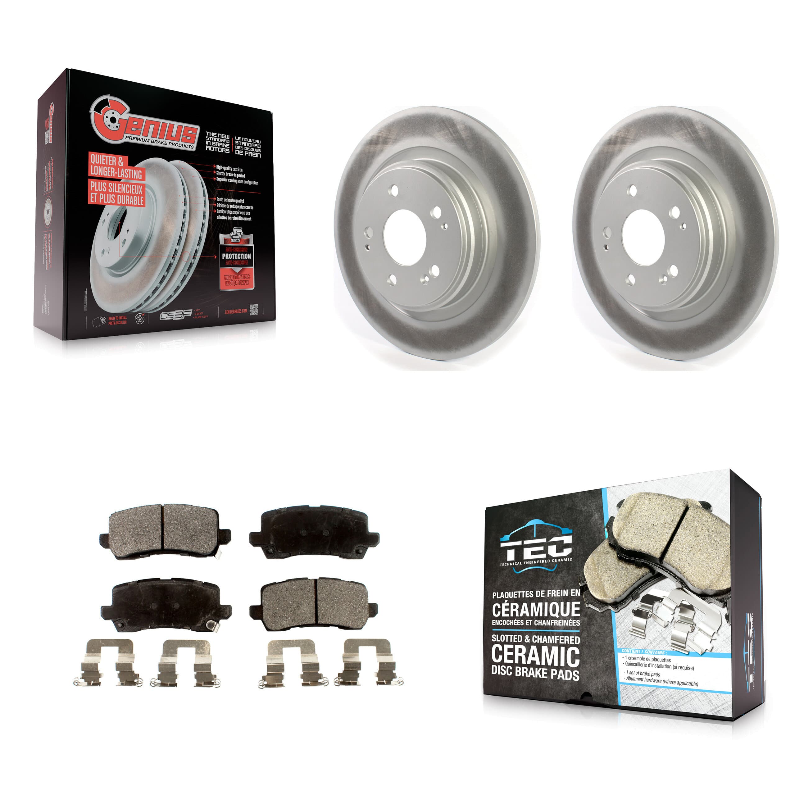 Transit Auto - KGT-102214 - Rear Disc Brake Kits image 1