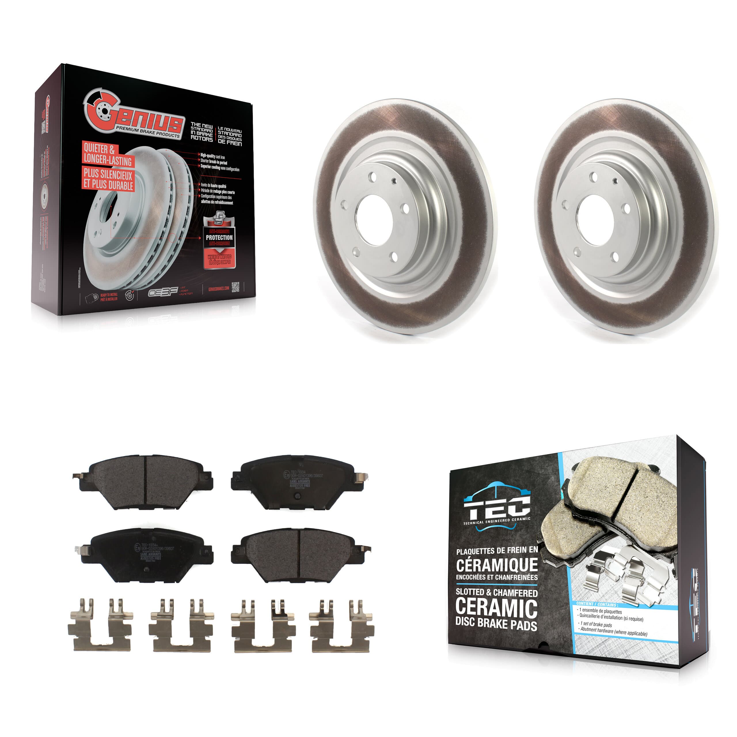 Transit Auto - KGT-102215 - Rear Disc Brake Kits image 1