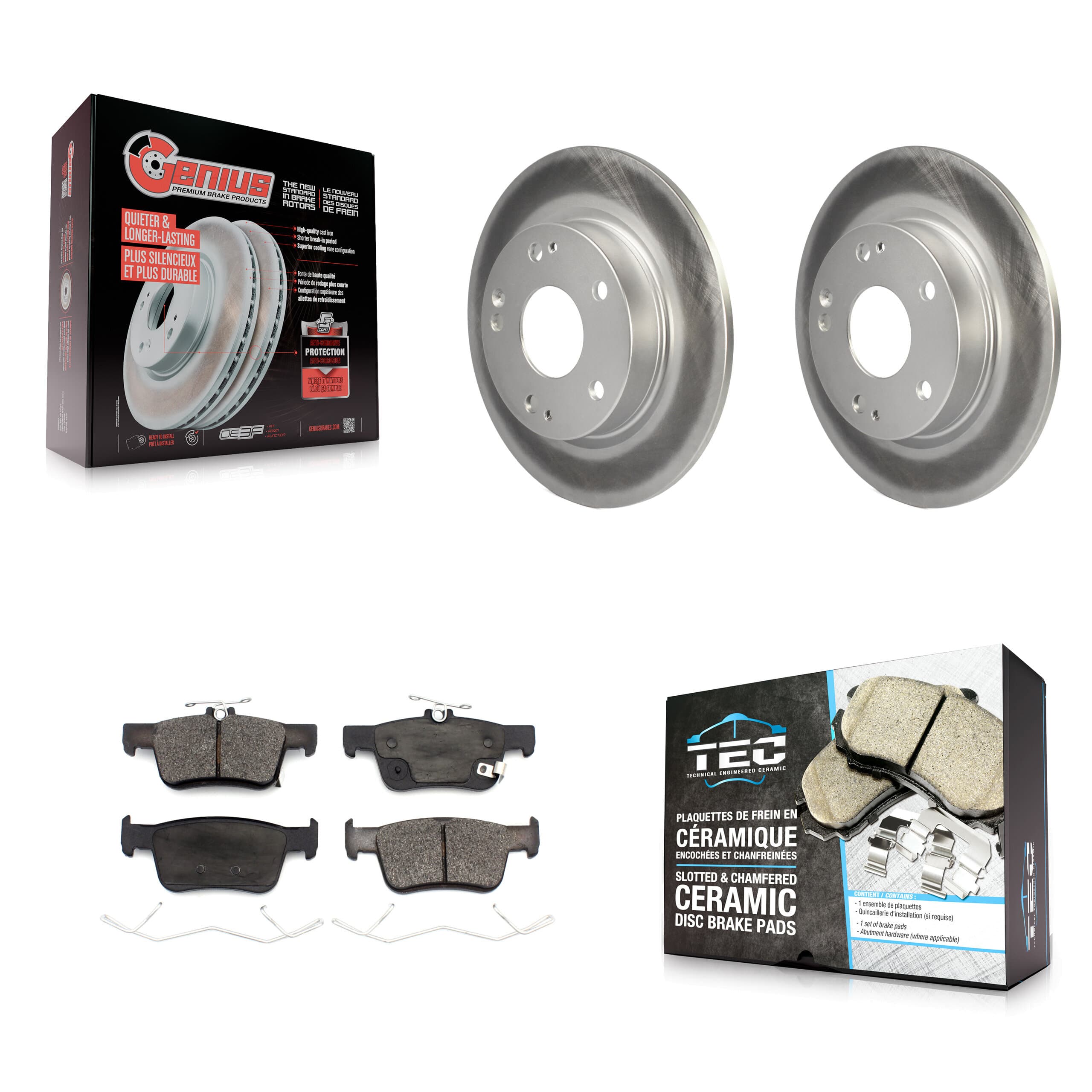 Transit Auto - KGT-102288 - Rear Disc Brake Kits image 1