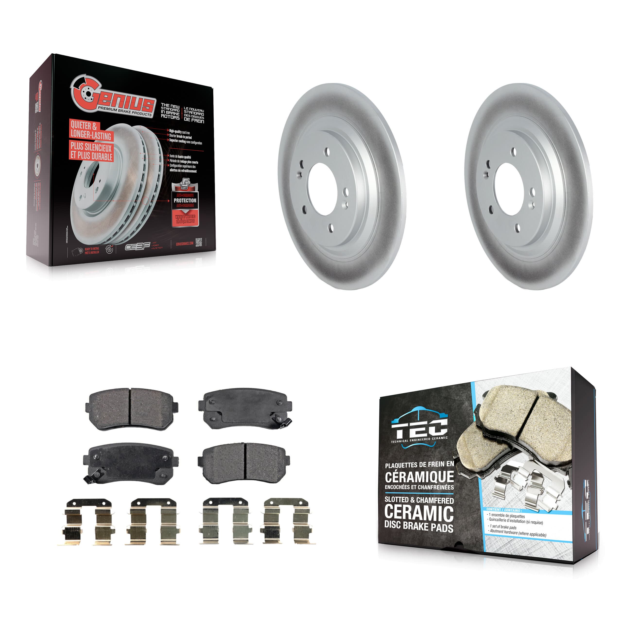 Transit Auto - KGT-102674 - Rear Disc Brake Kits image 1