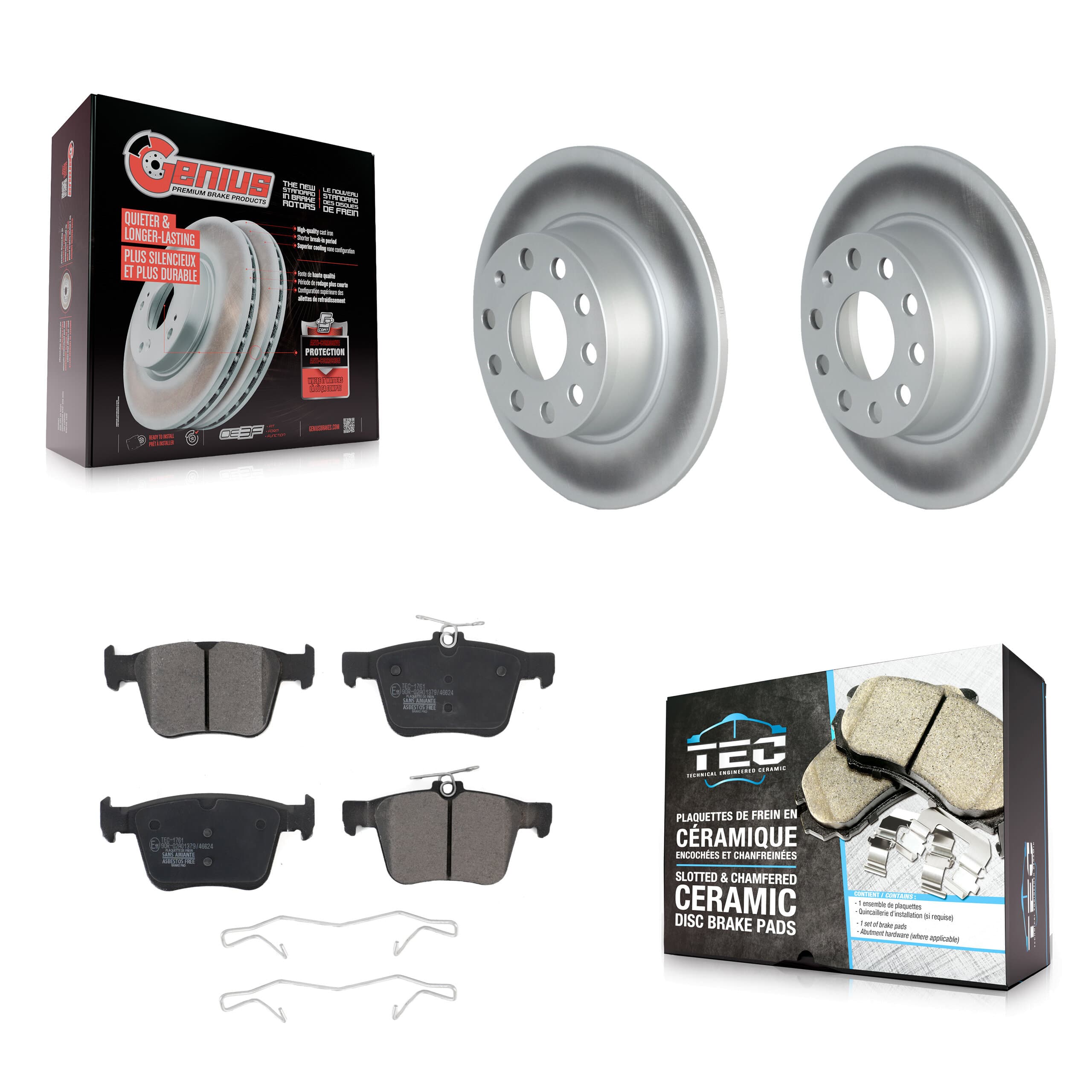 Transit Auto - KGT-102682 - Rear Disc Brake Kits image 1