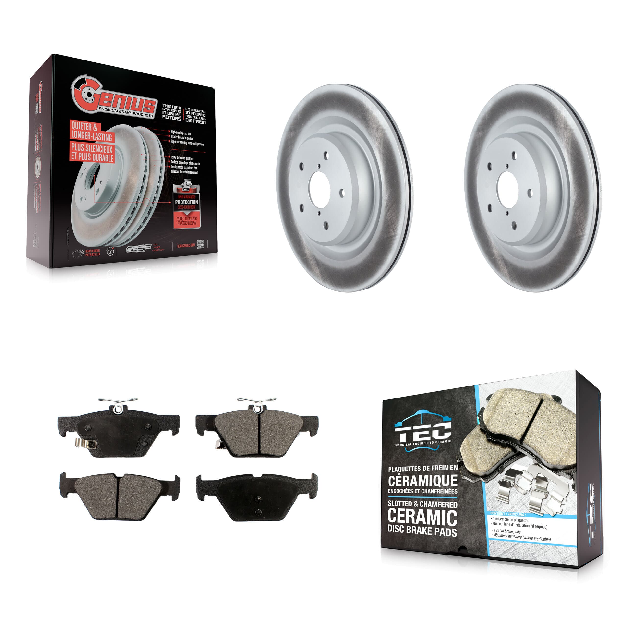 Transit Auto - KGT-102698 - Rear Disc Brake Kits image 1