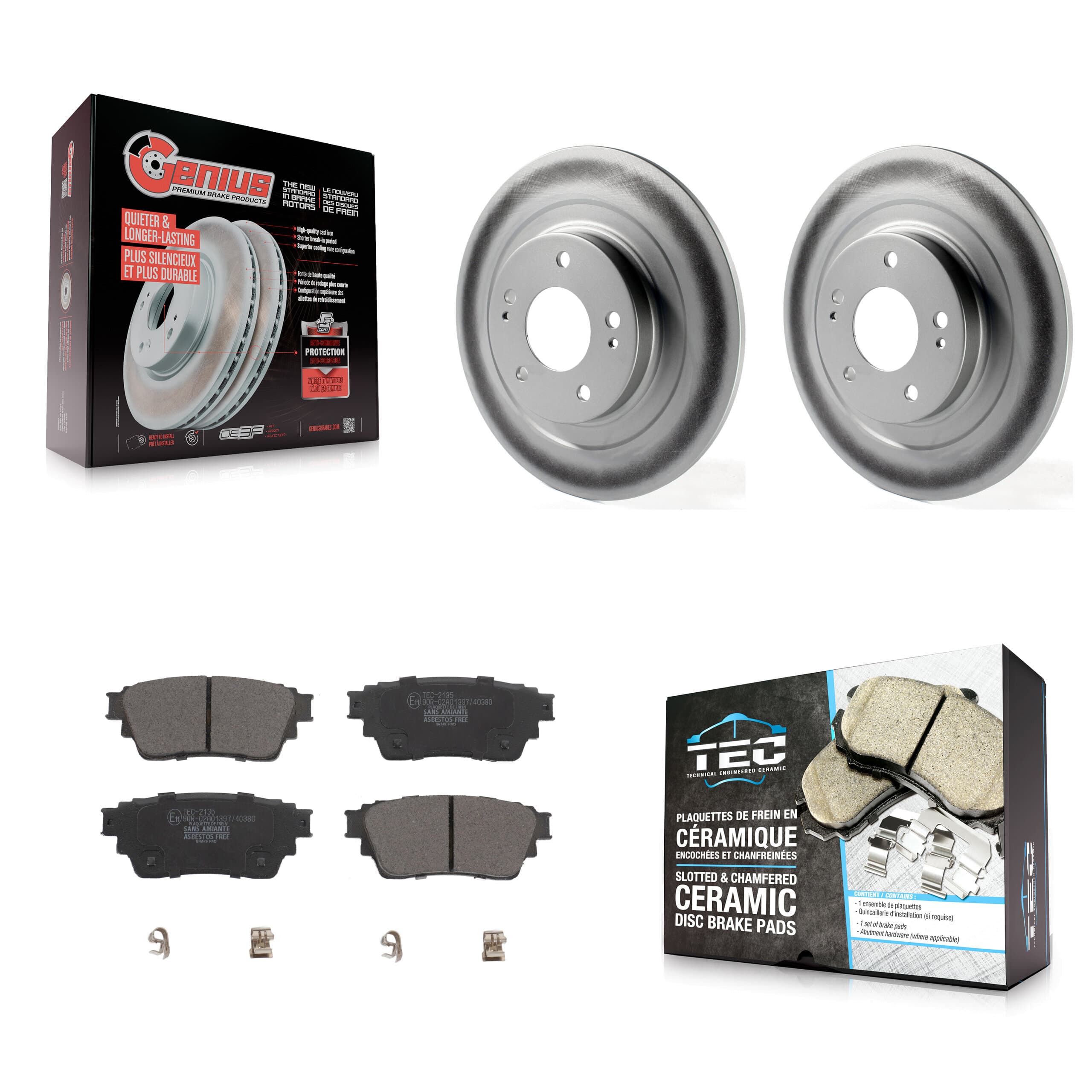 Transit Auto - KGT-102810 - Rear Disc Brake Kits image 1