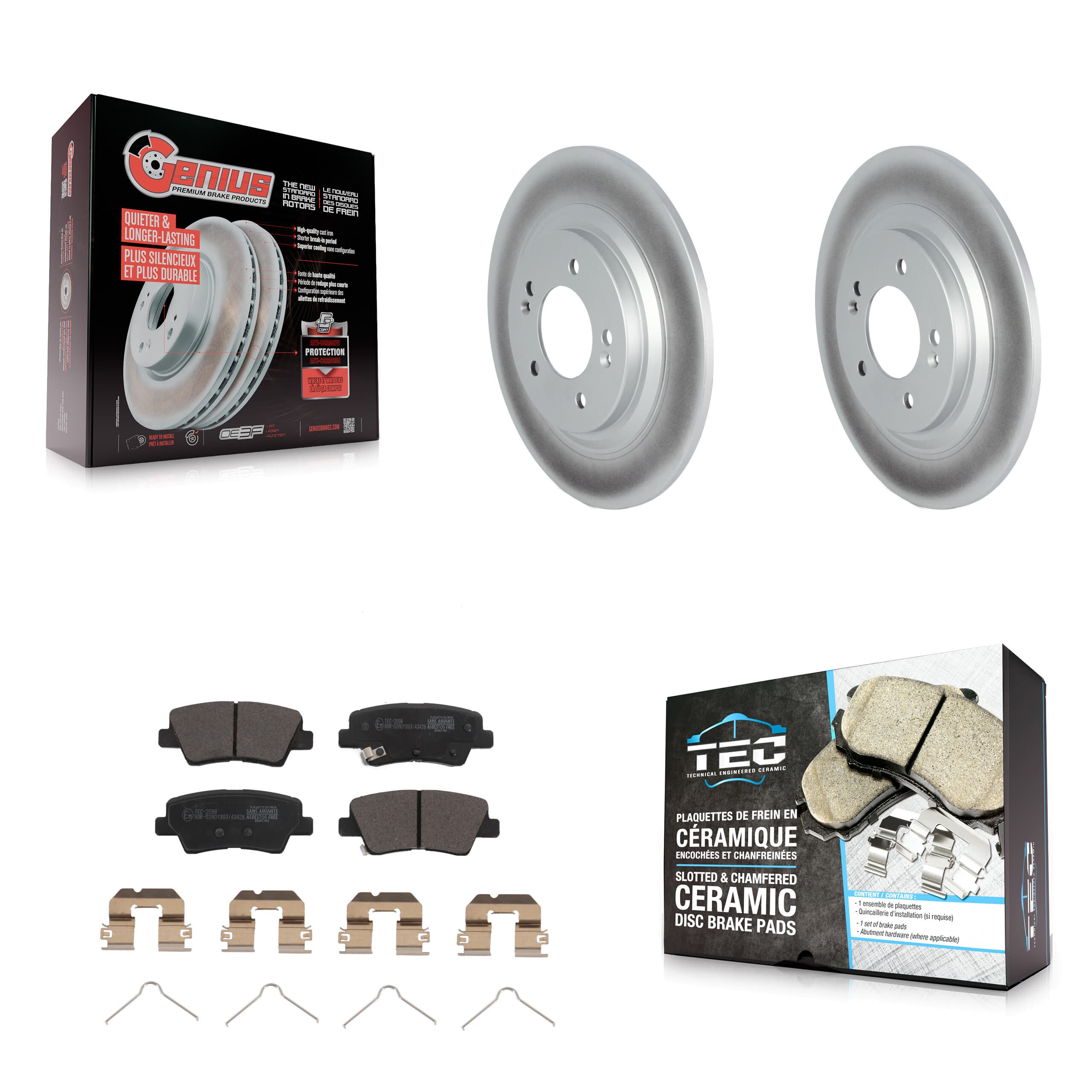 Transit Auto - KGT-102859 - Rear Disc Brake Kits image 1
