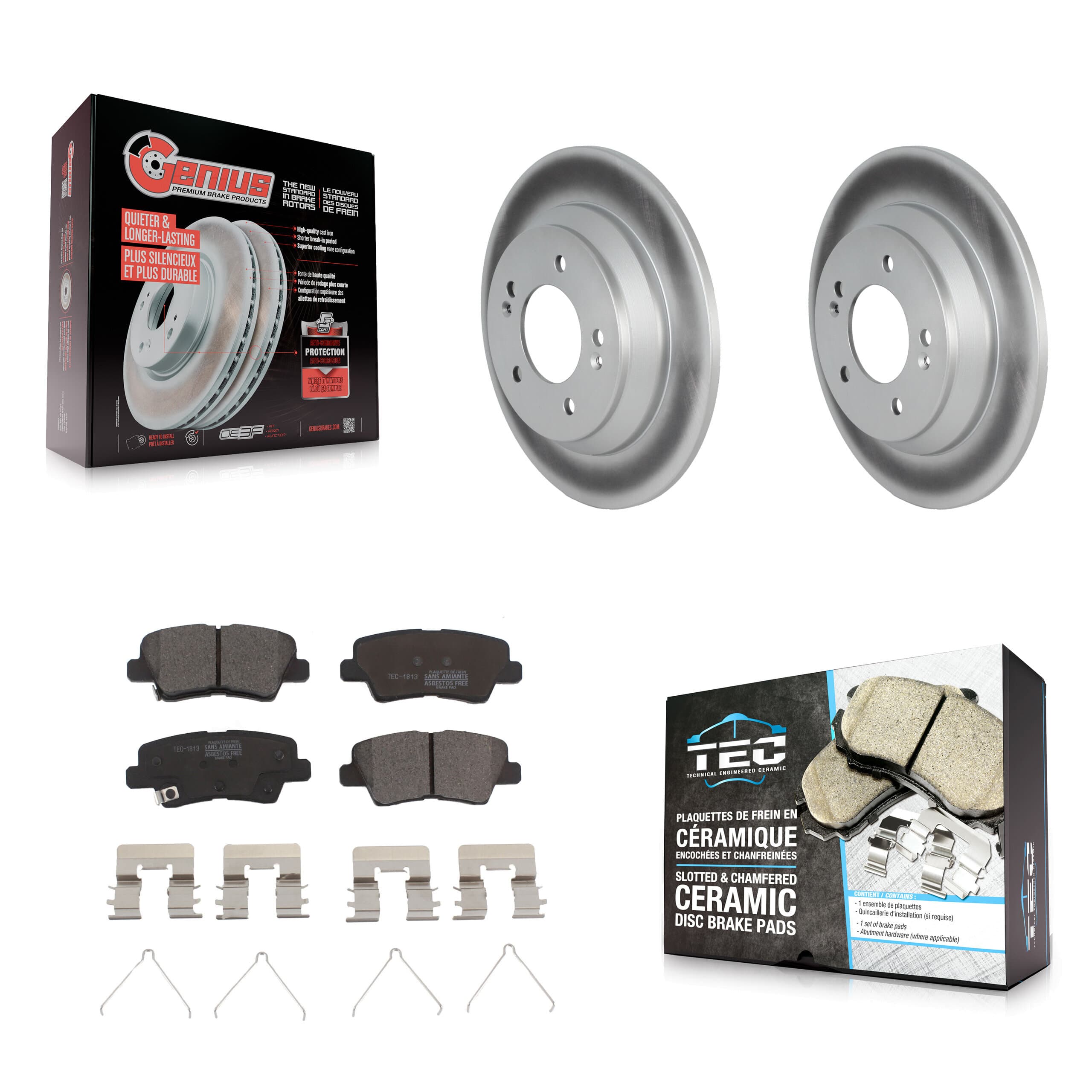 Transit Auto - KGT-103071 - Rear Disc Brake Kits image 1
