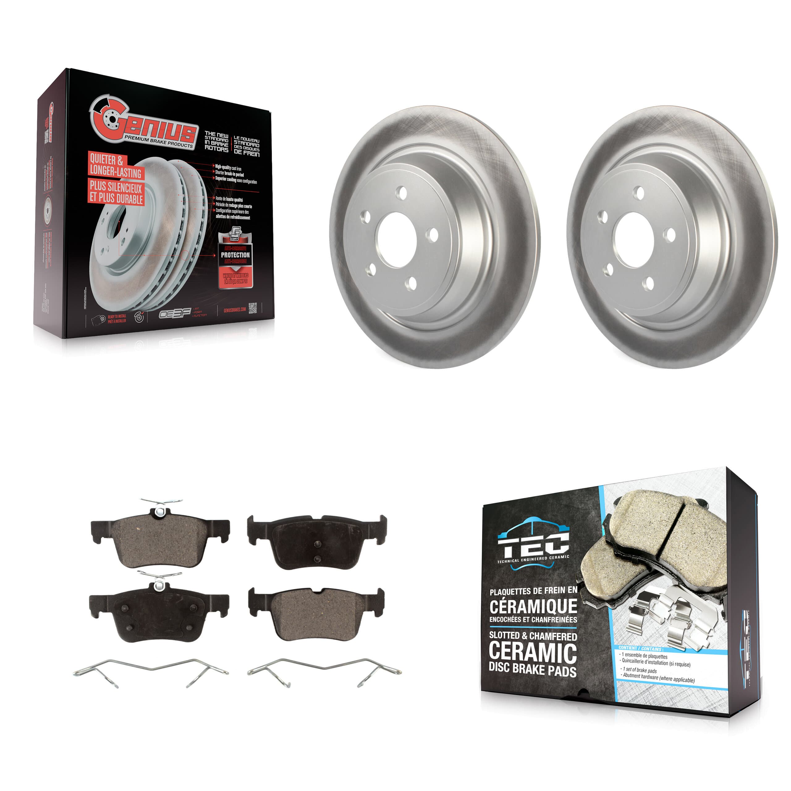 Transit Auto - KGT-103077 - Rear Disc Brake Kits image 1