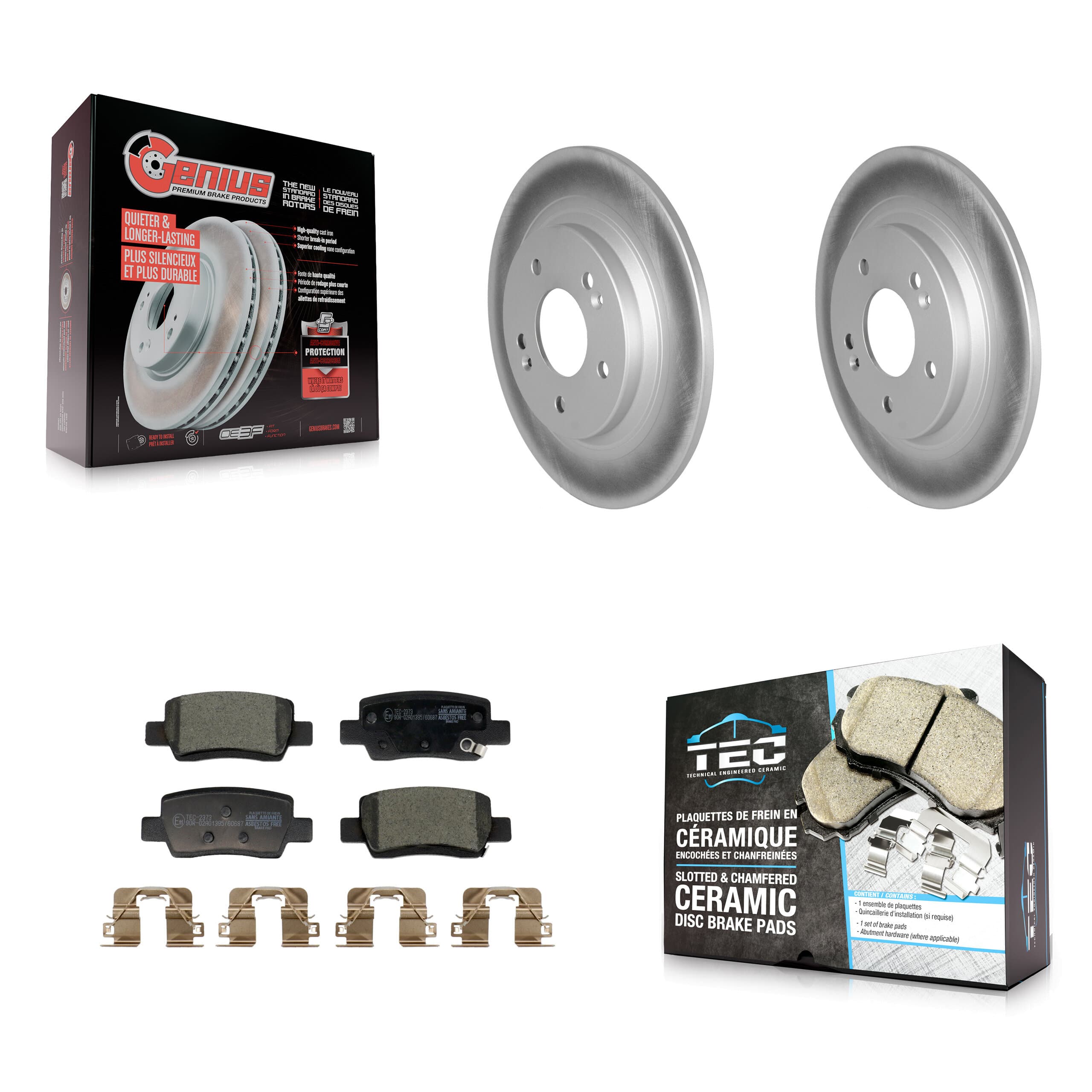 Transit Auto - KGT-103279 - Rear Disc Brake Kits image 1