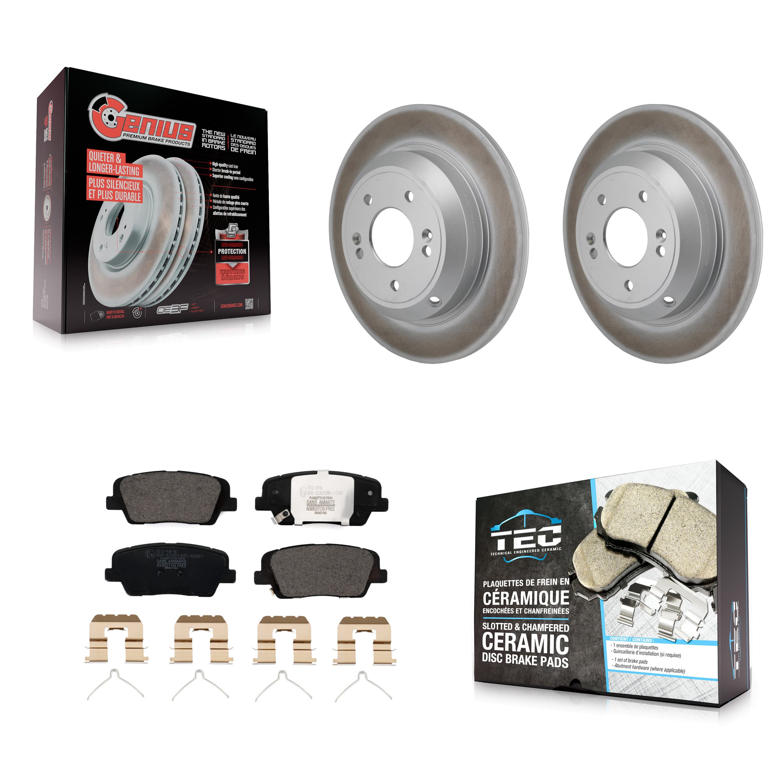 Transit Auto - KGT-103517 - Rear Disc Brake Kits image 1