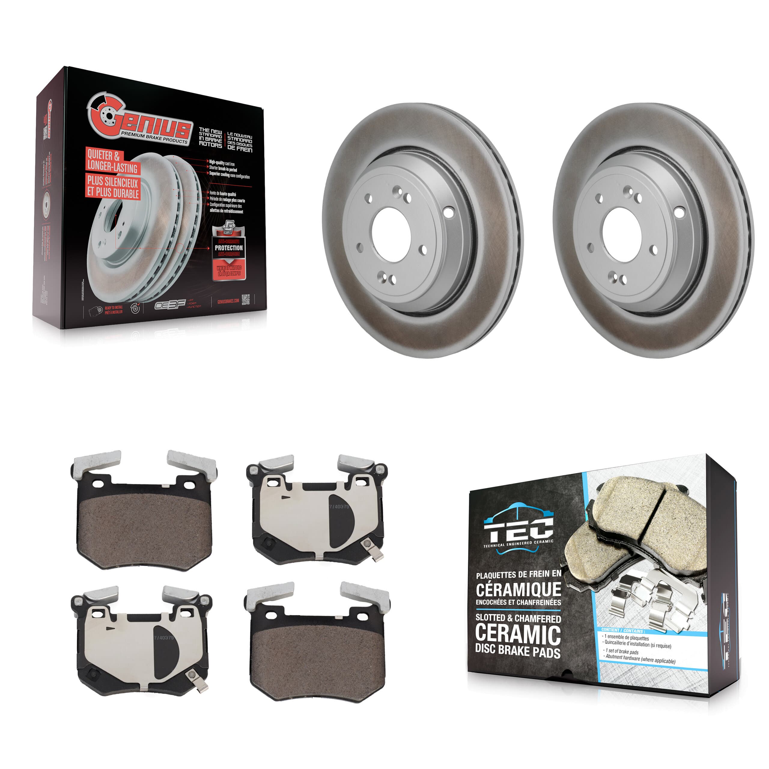 Transit Auto - KGT-103519 - Rear Disc Brake Kits image 1