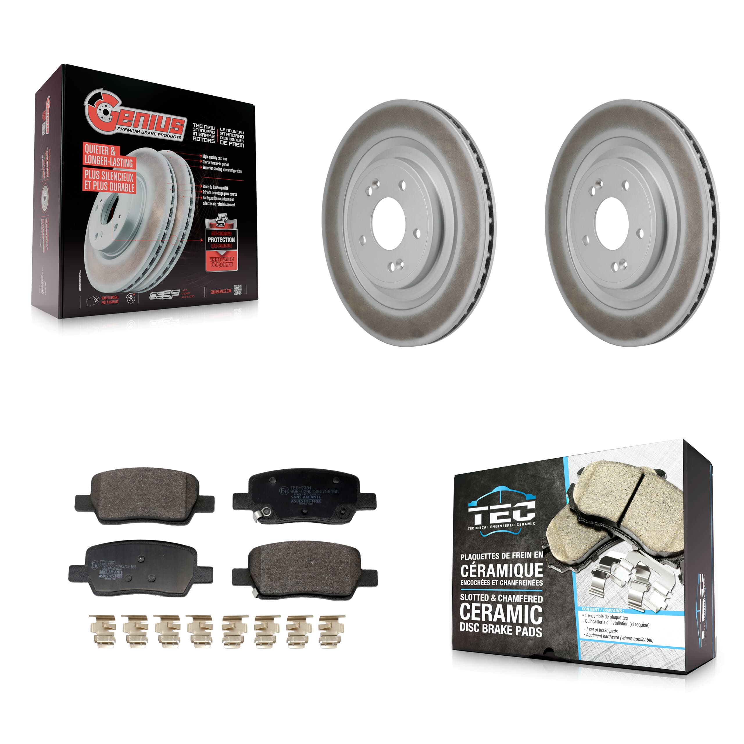 Transit Auto - KGT-103534 - Rear Disc Brake Kits image 1