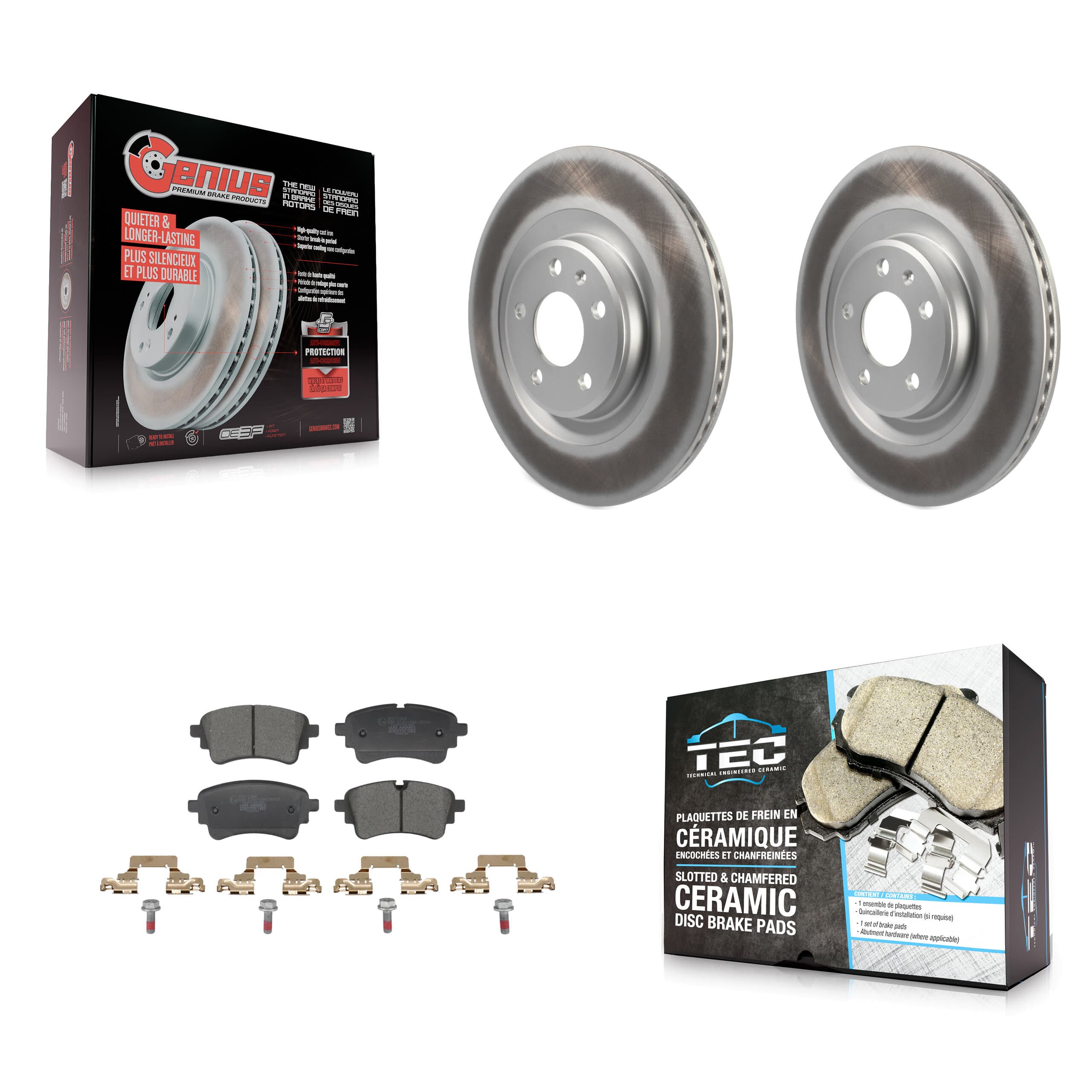 Transit Auto - KGT-103539 - Rear Disc Brake Kits image 1