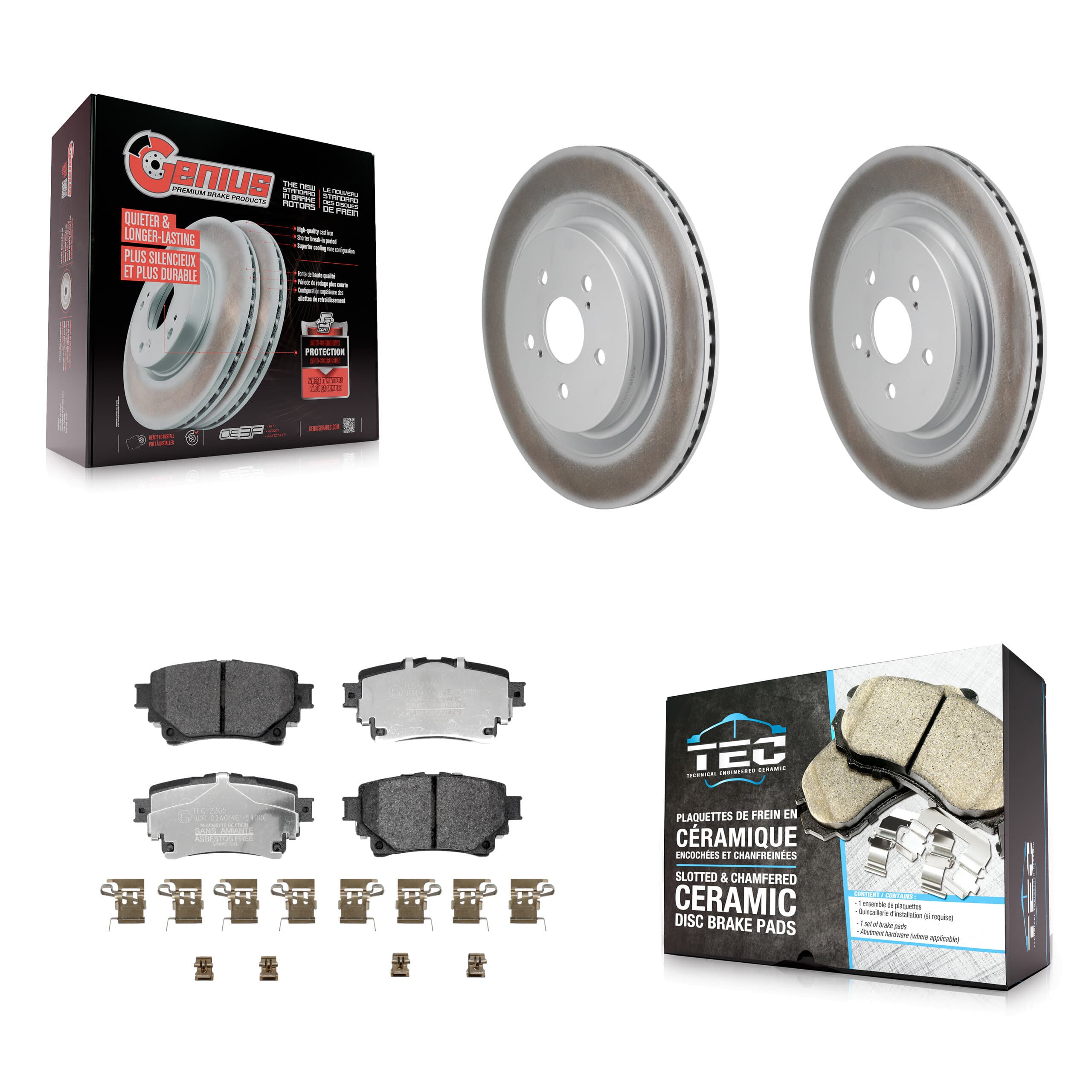 Transit Auto - KGT-103543 - Rear Disc Brake Kits image 1