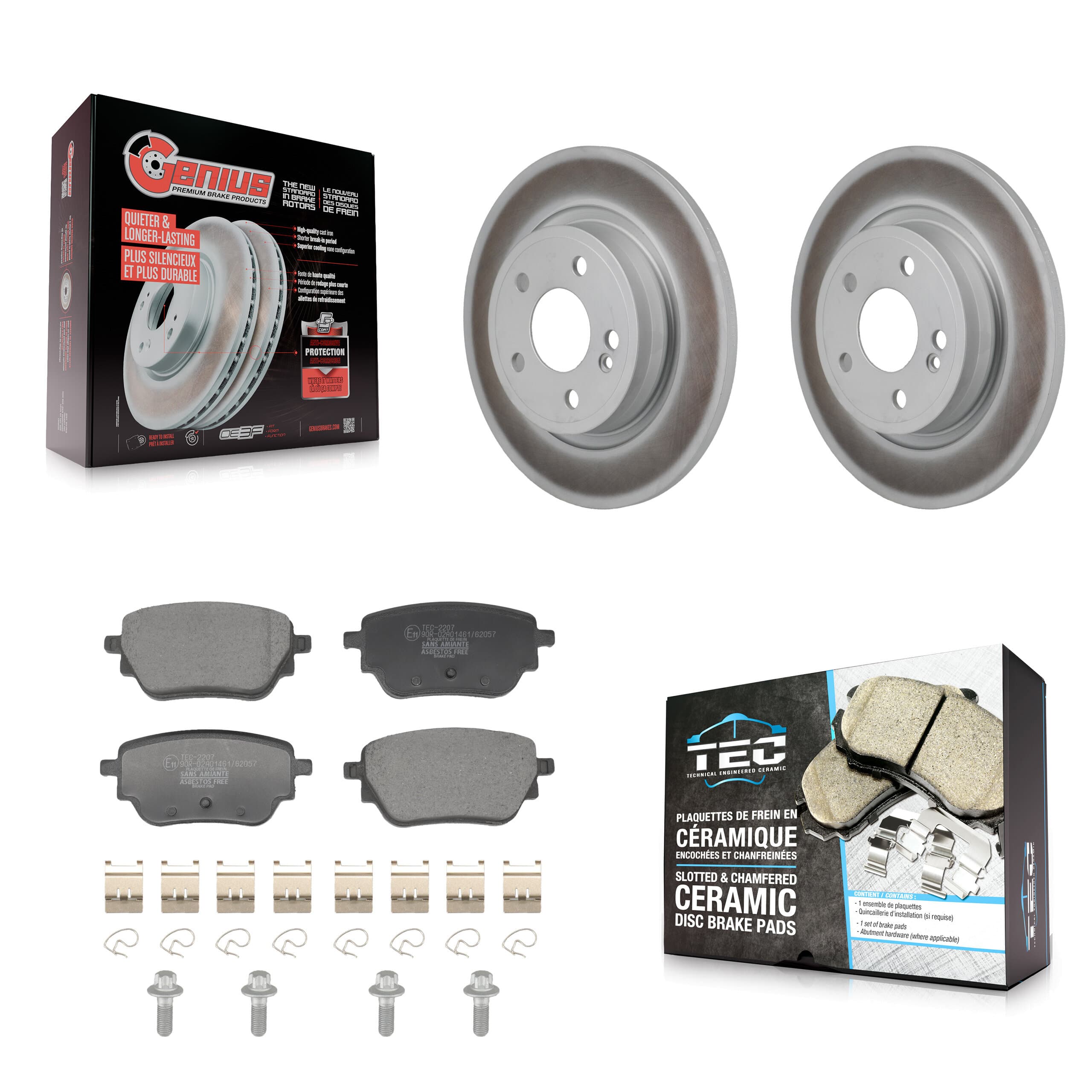 Transit Auto - KGT-103547 - Rear Disc Brake Kits image 1