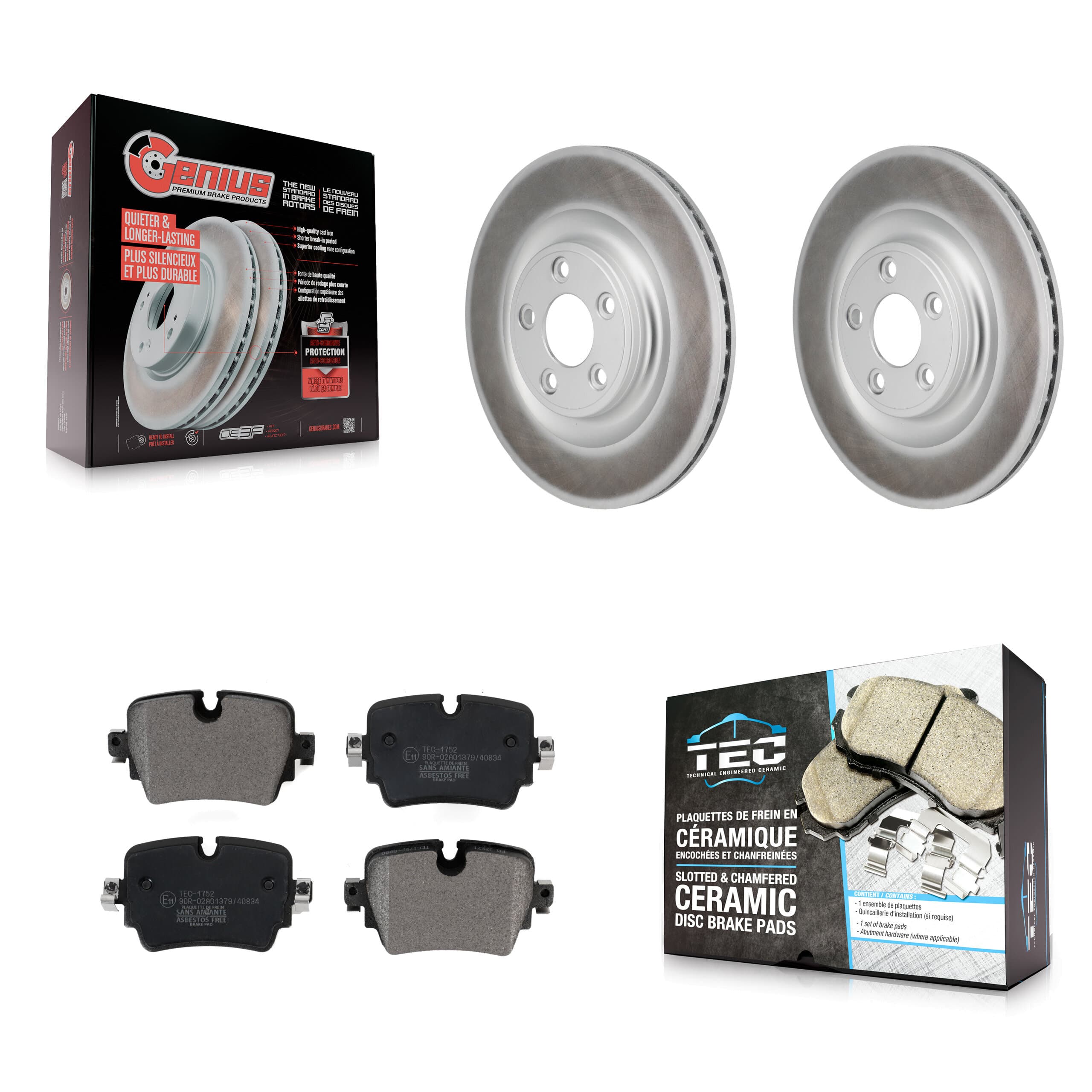 Transit Auto - KGT-103559 - Rear Disc Brake Kits image 1