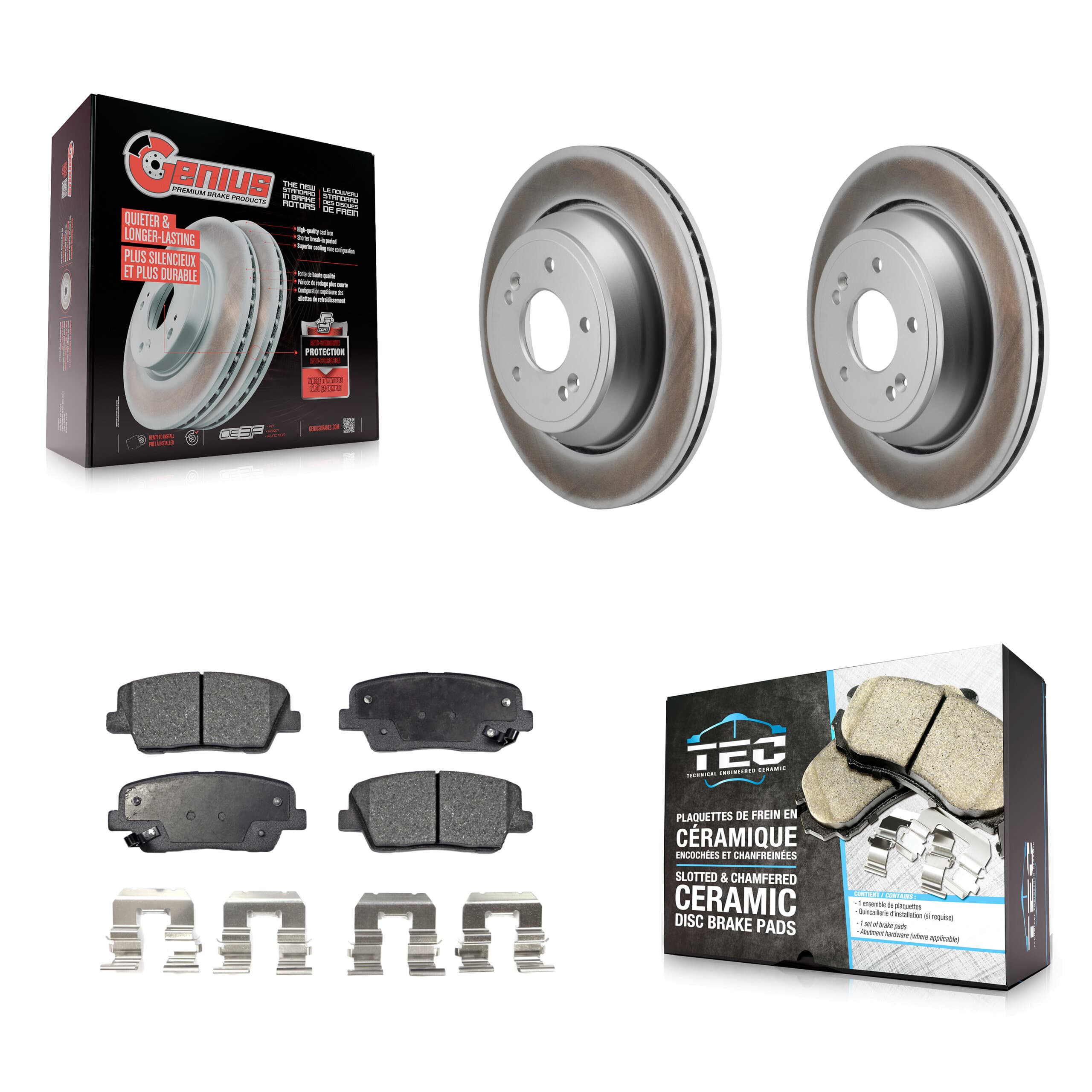 Transit Auto - KGT-103561 - Rear Disc Brake Kits image 1
