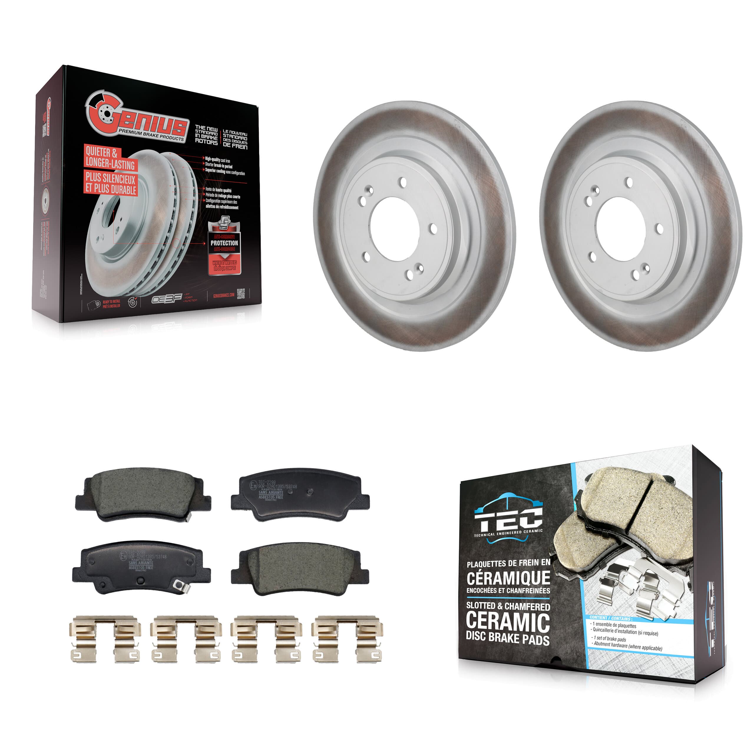 Transit Auto - KGT-103568 - Rear Disc Brake Kits image 1