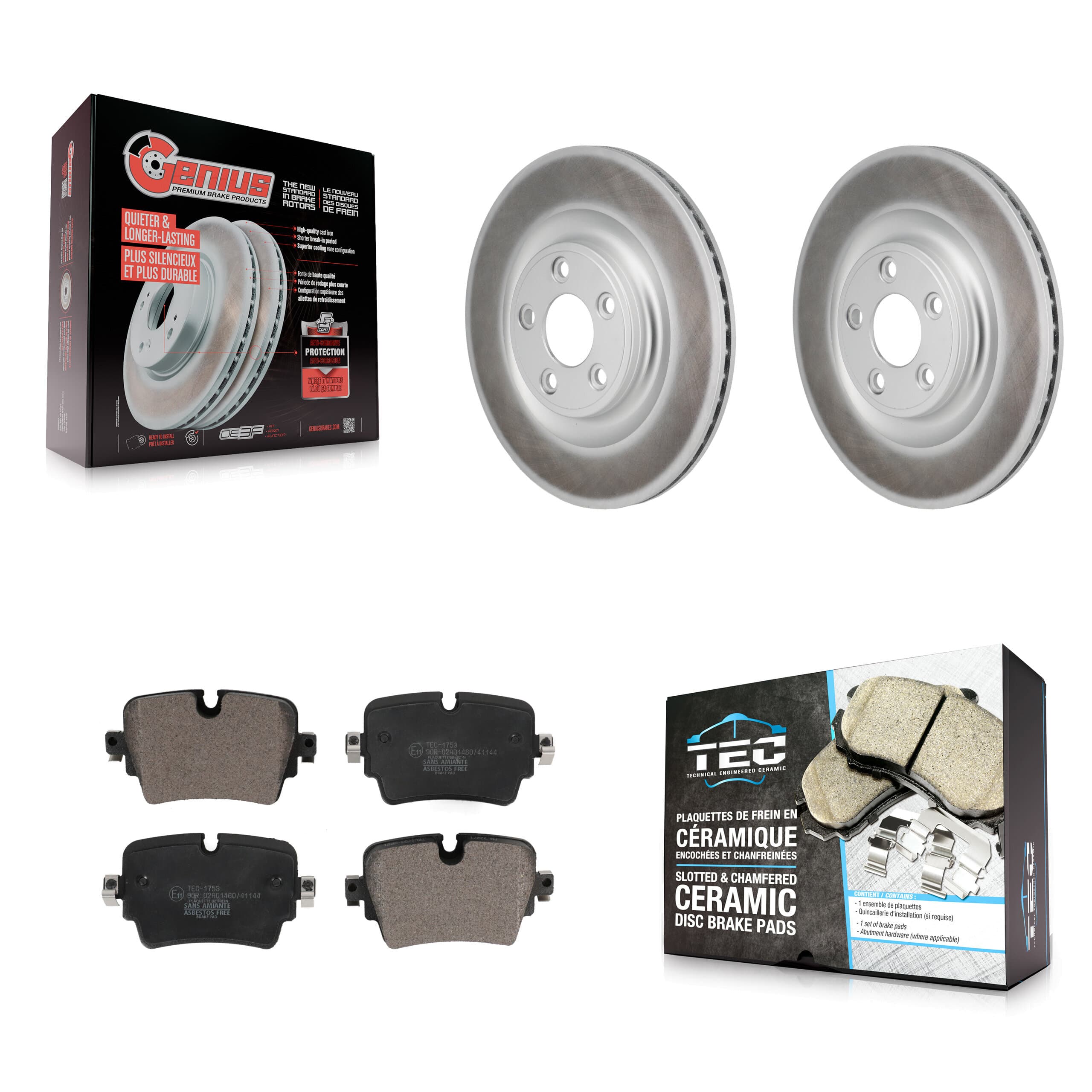 Transit Auto - KGT-103573 - Rear Disc Brake Kits image 1