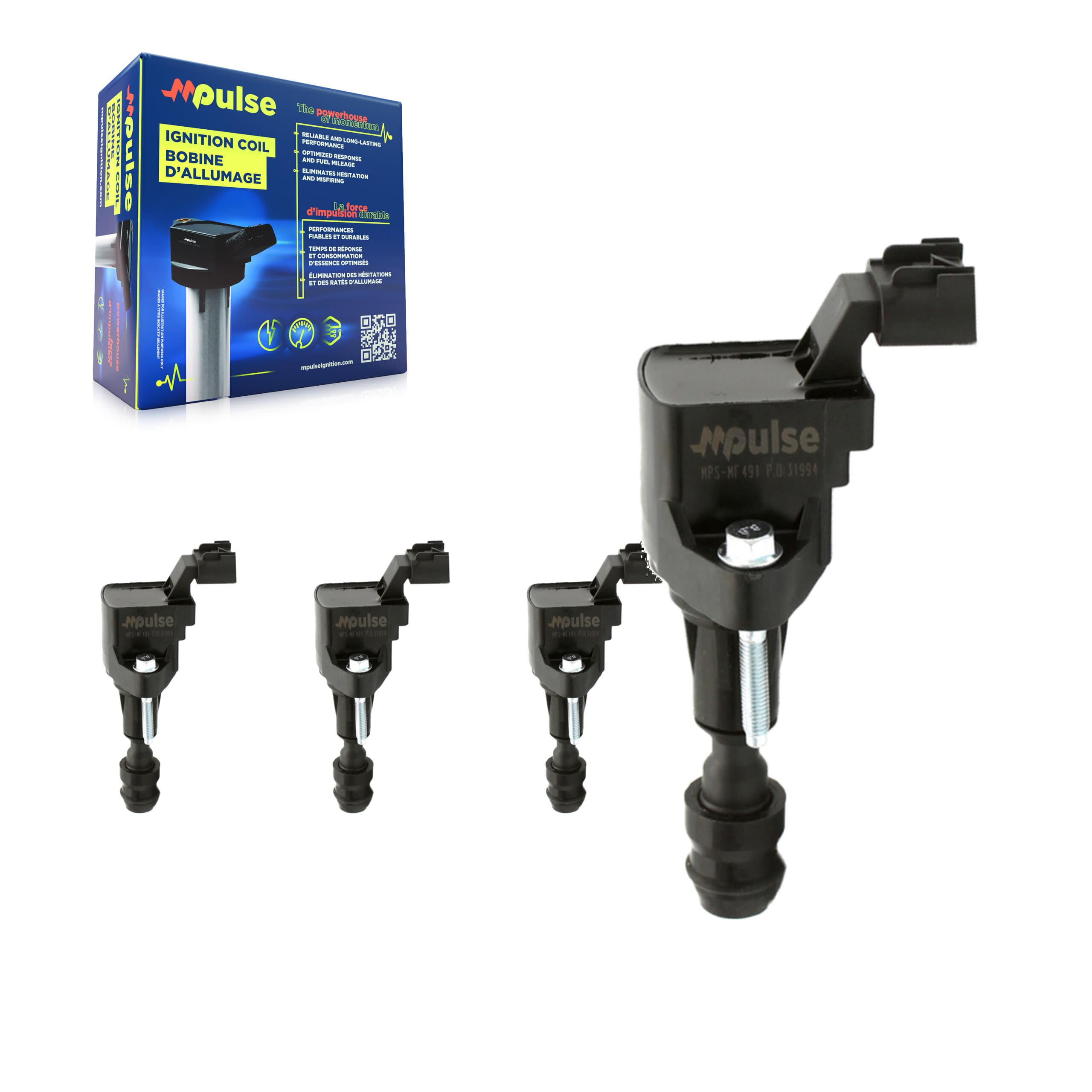 Mpulse - KMP-100391 - Ignition Coil Kits image 1