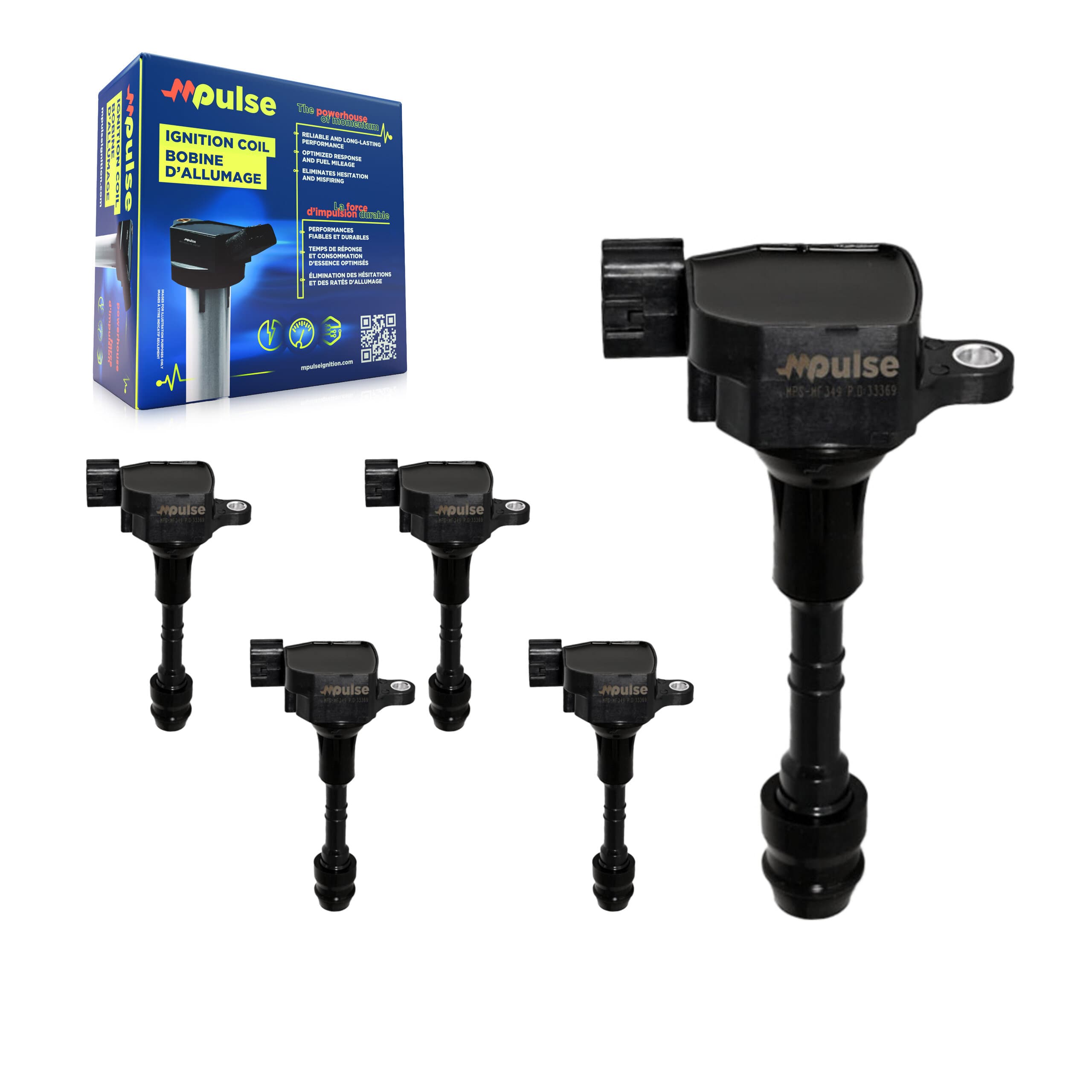 Mpulse - KMP-100669 - Ignition Coil Kits image 1