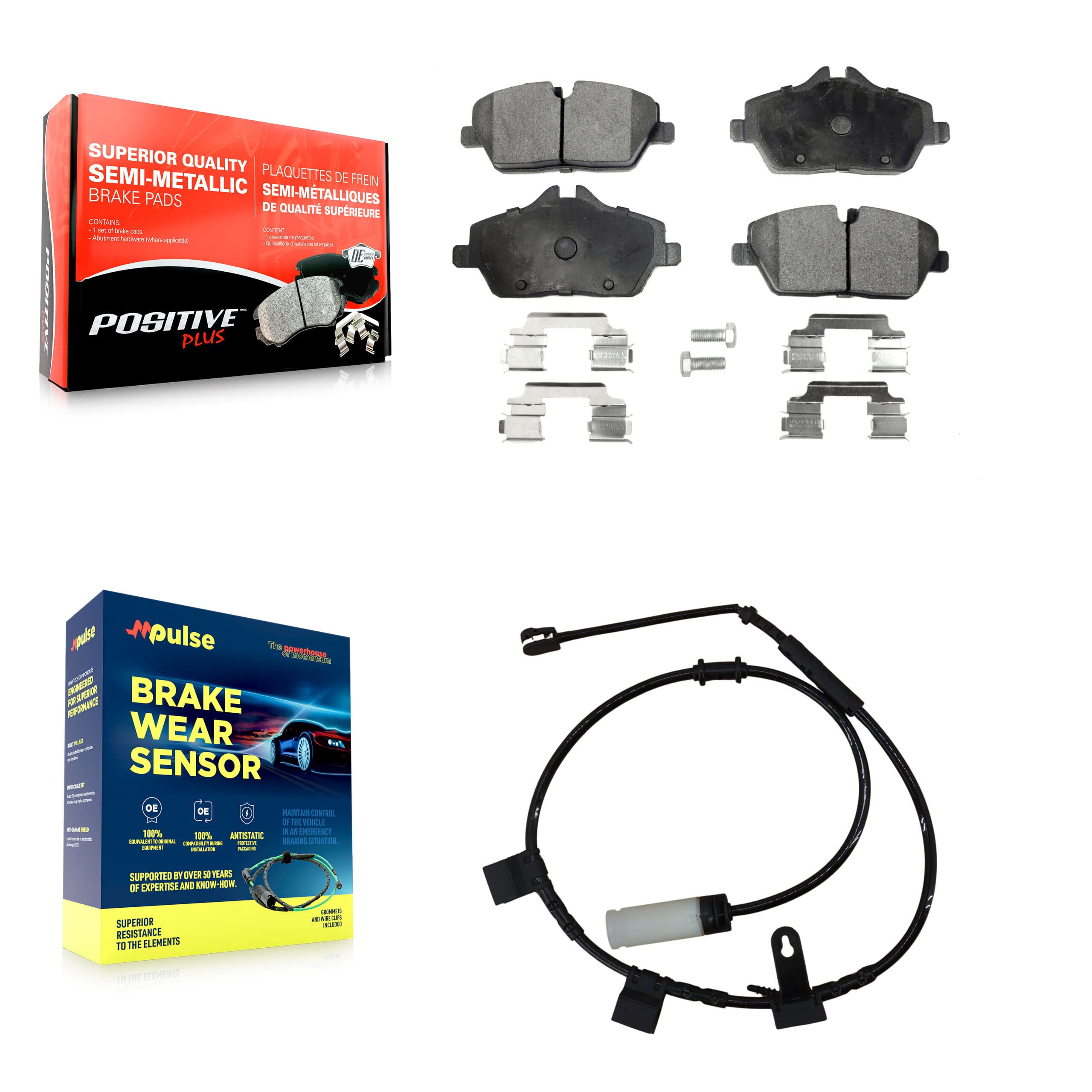 Positive Plus - KPW-100573 - Front Disc Brake Pad Kits image 1