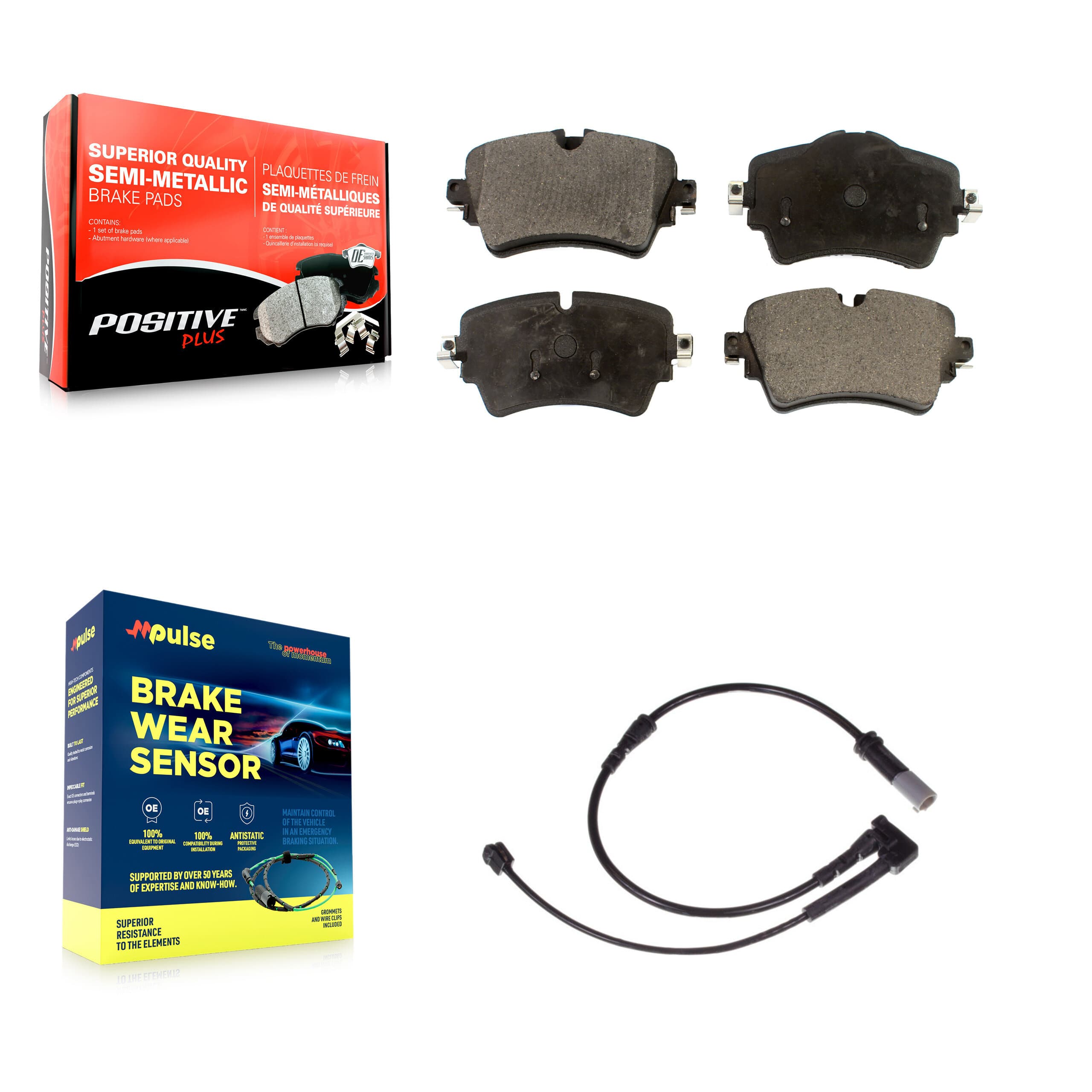 Positive Plus - KPW-100579 - Front Disc Brake Pad Kits image 1
