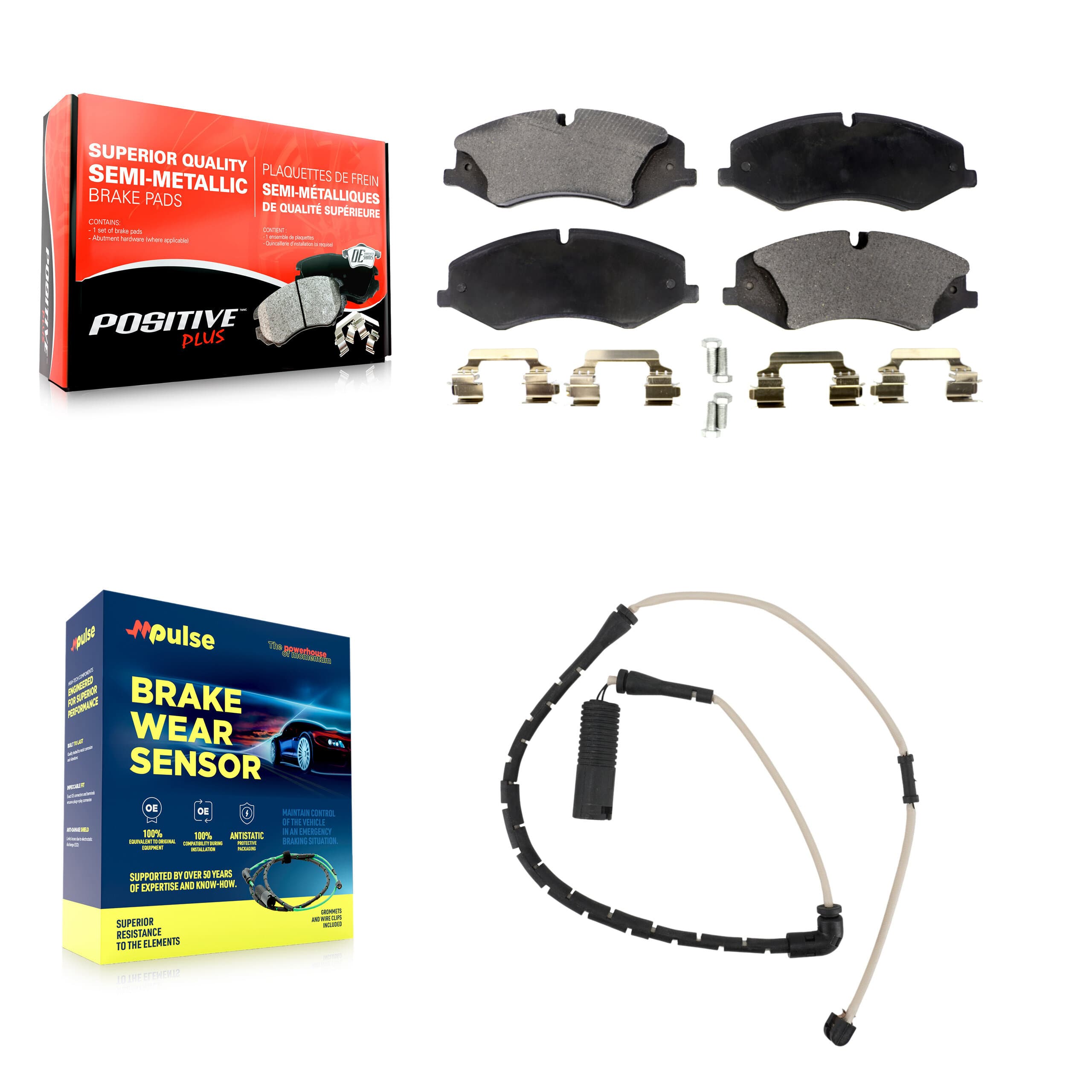 Positive Plus - KPW-100580 - Front Disc Brake Pad Kits image 1