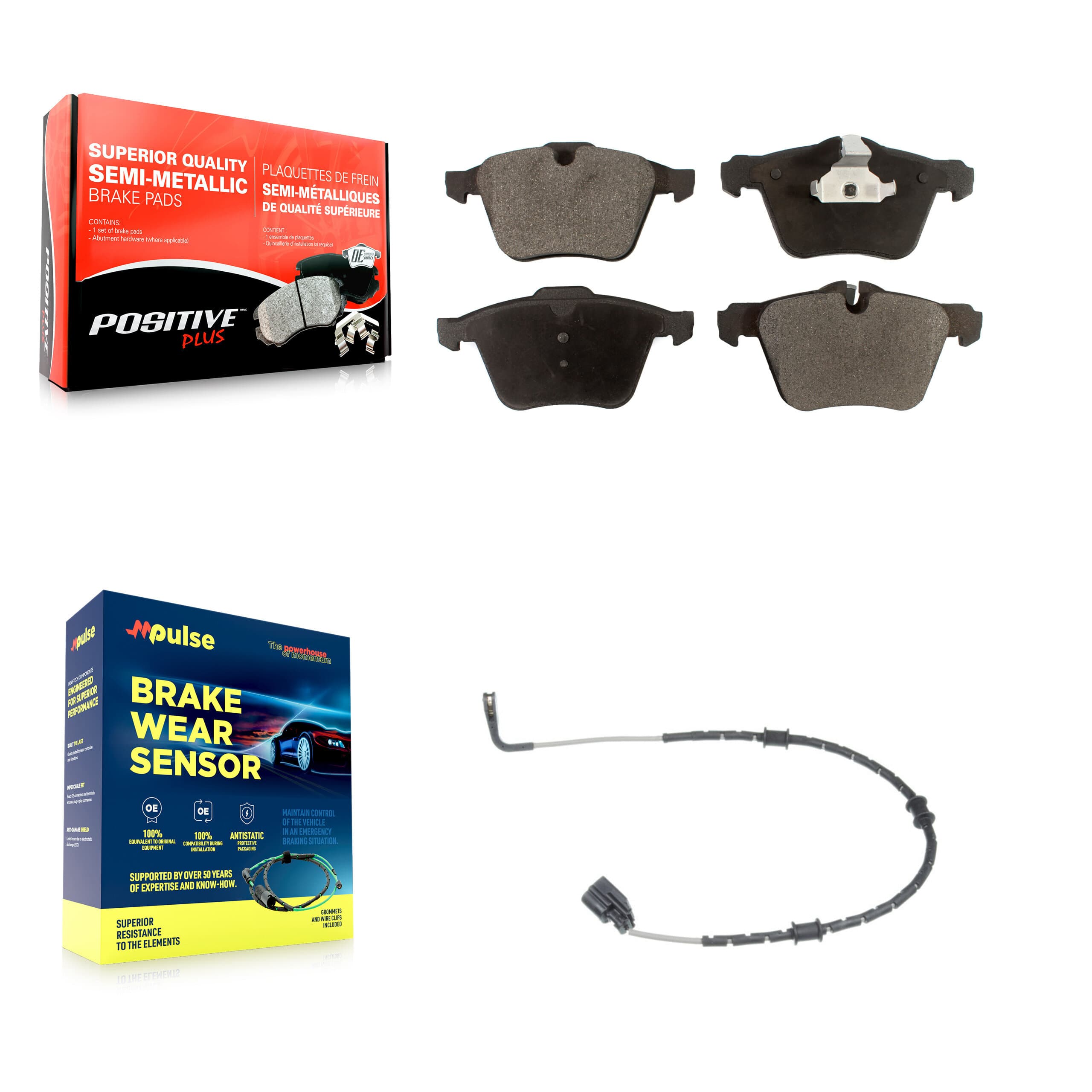 Positive Plus - KPW-100586 - Front Disc Brake Pad Kits image 1