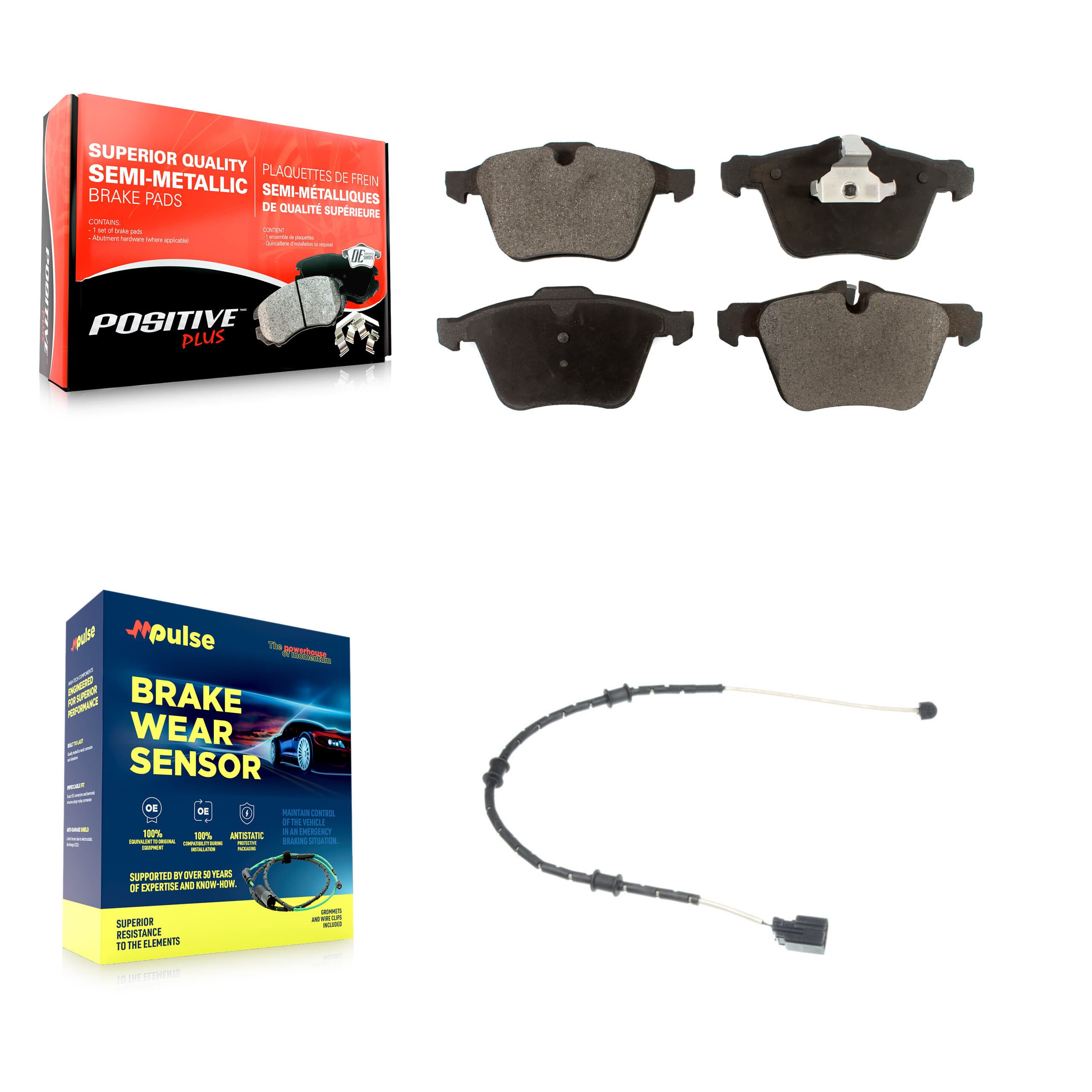Positive Plus - KPW-100589 - Front Disc Brake Pad Kits image 1