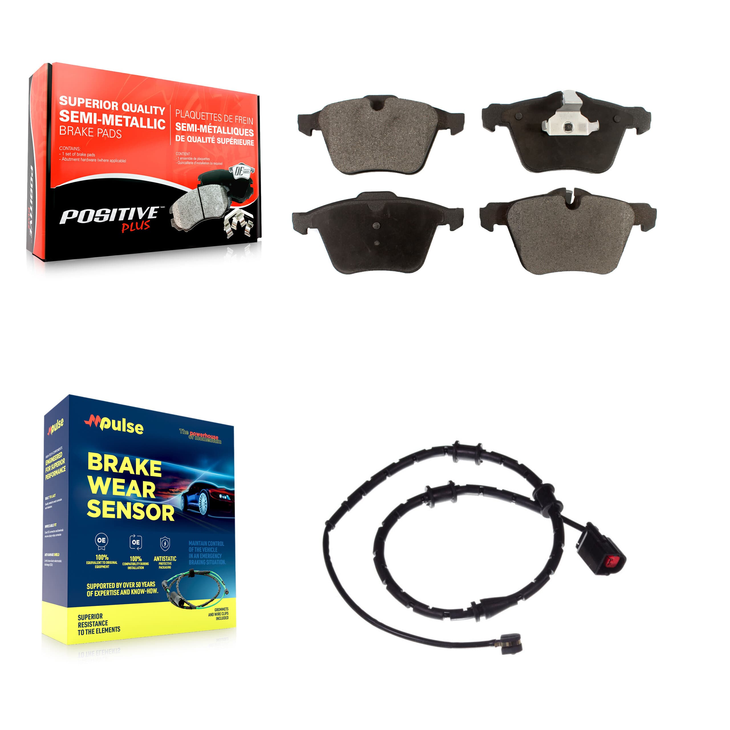 Positive Plus - KPW-100590 - Front Disc Brake Pad Kits image 1