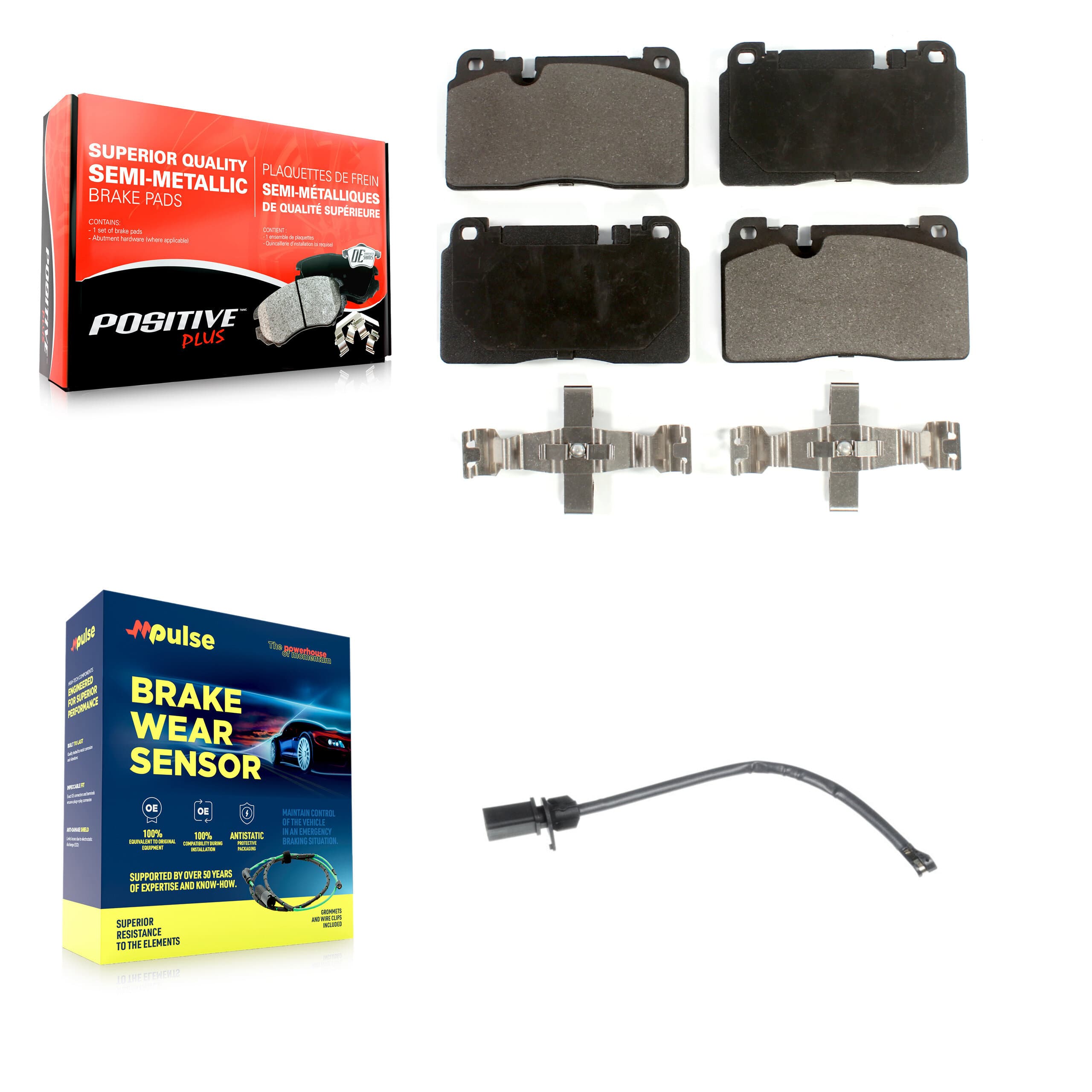 Positive Plus - KPW-100599 - Front Disc Brake Pad Kits image 1