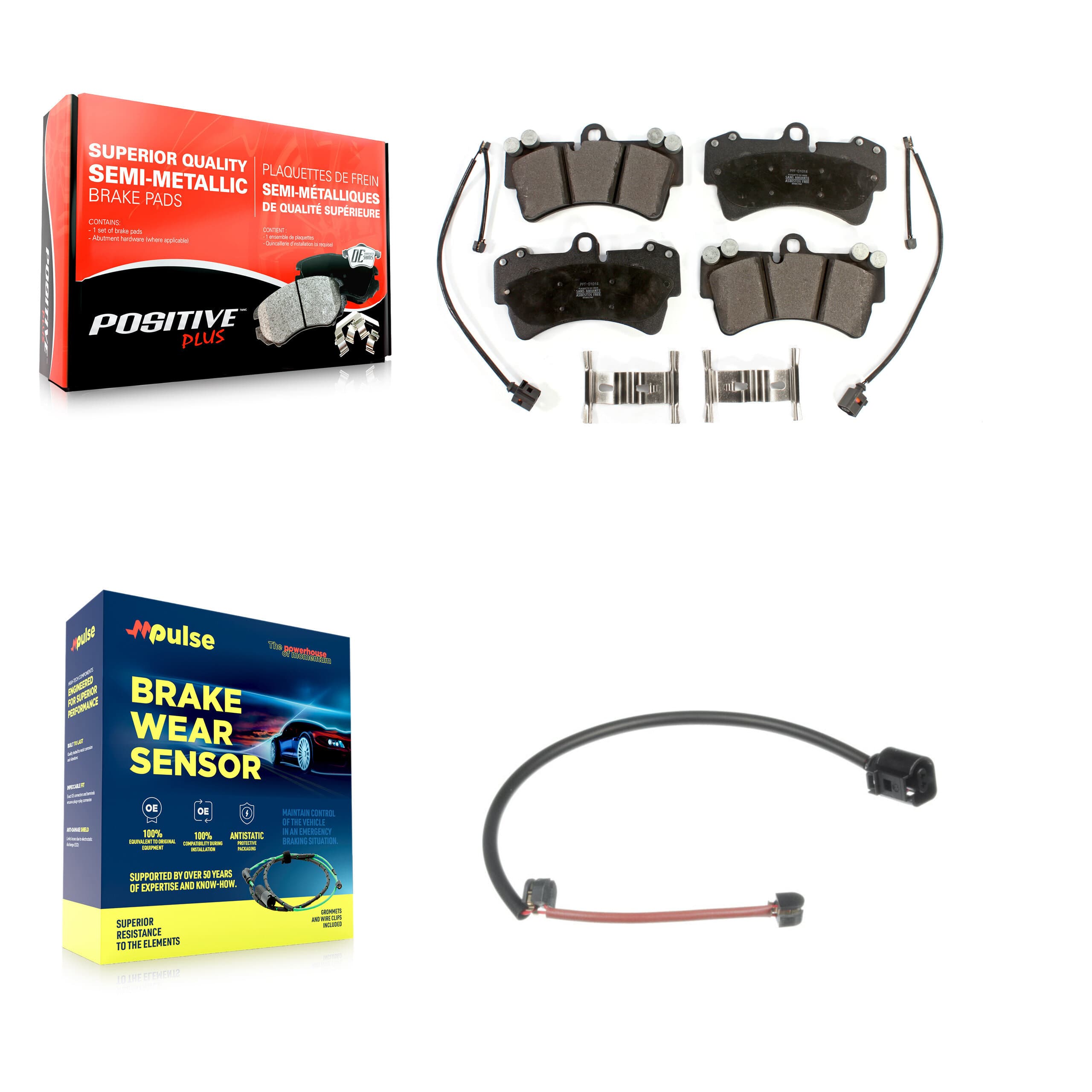 Positive Plus - KPW-100631 - Front Disc Brake Pad Kits image 1
