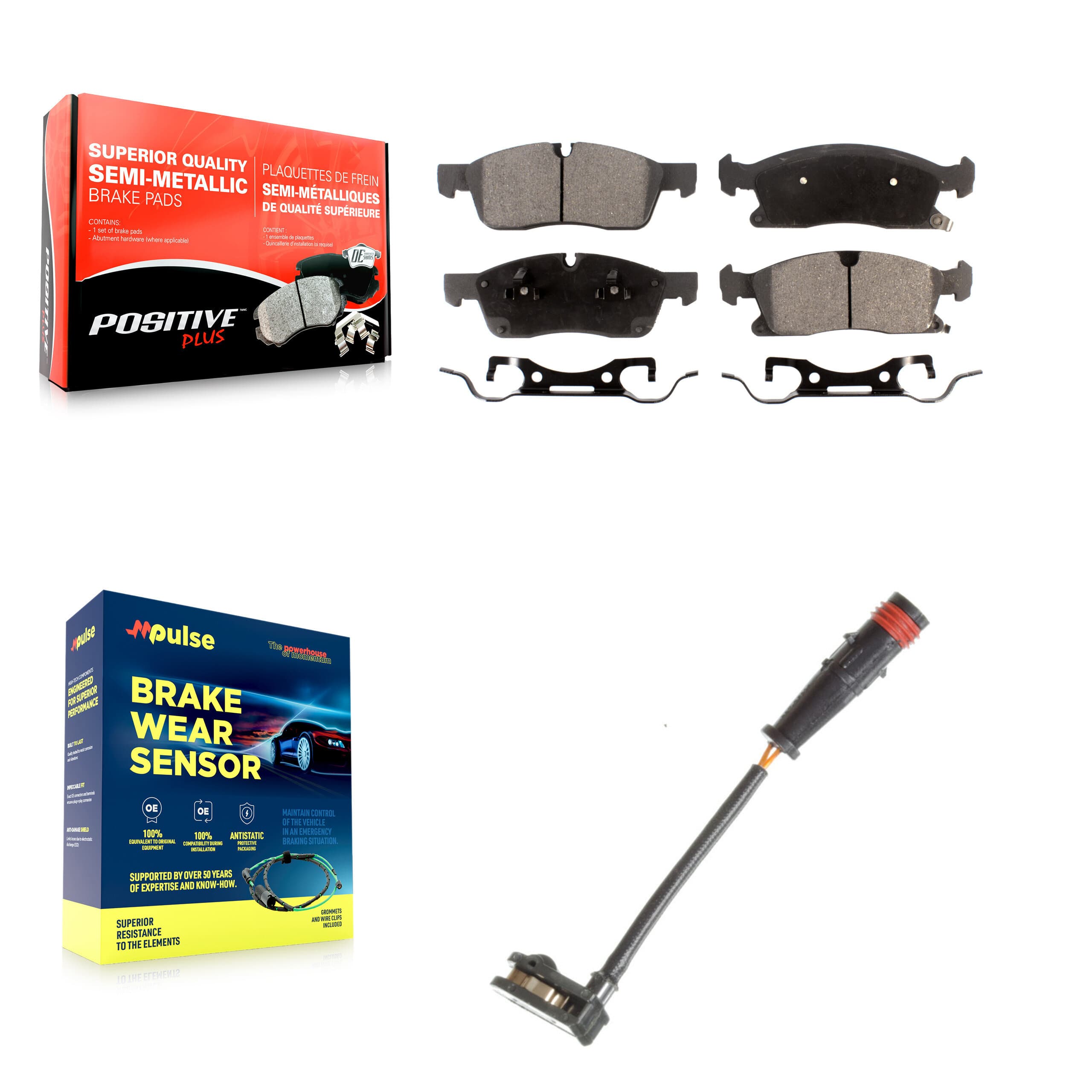 Positive Plus - KPW-100669 - Front Disc Brake Pad Kits image 1