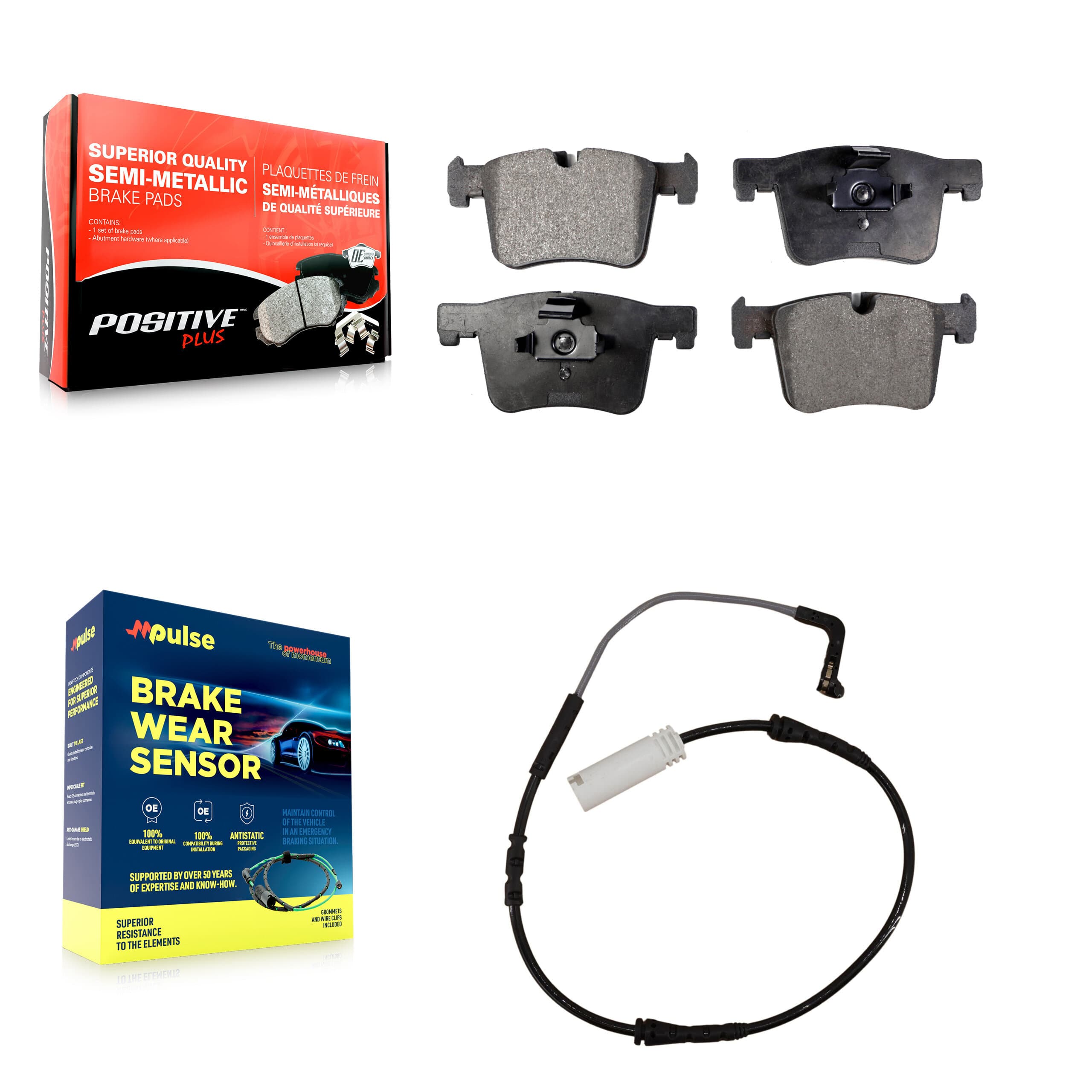 Positive Plus - KPW-100685 - Front Disc Brake Pad Kits image 1