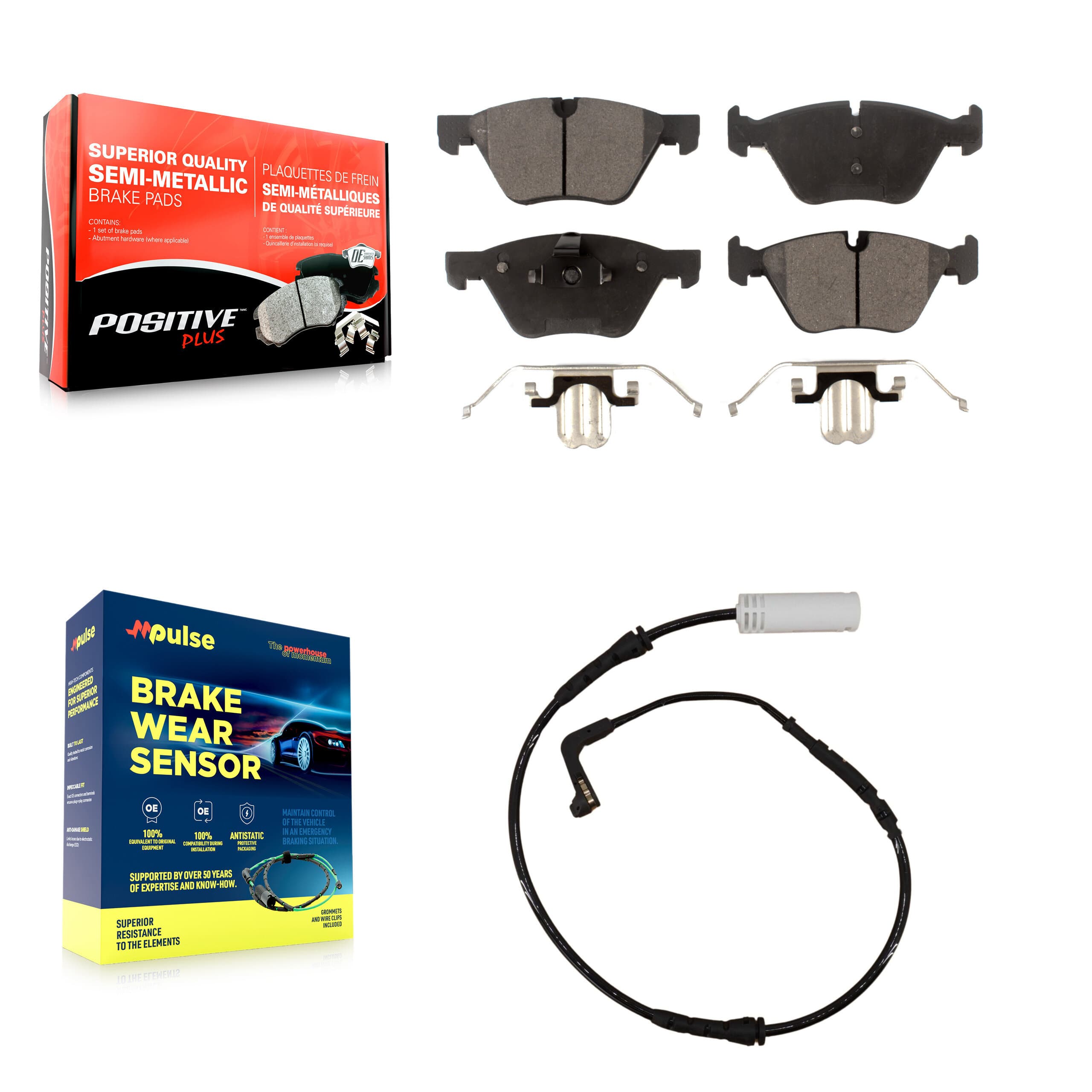 Positive Plus - KPW-100688 - Front Disc Brake Pad Kits image 1
