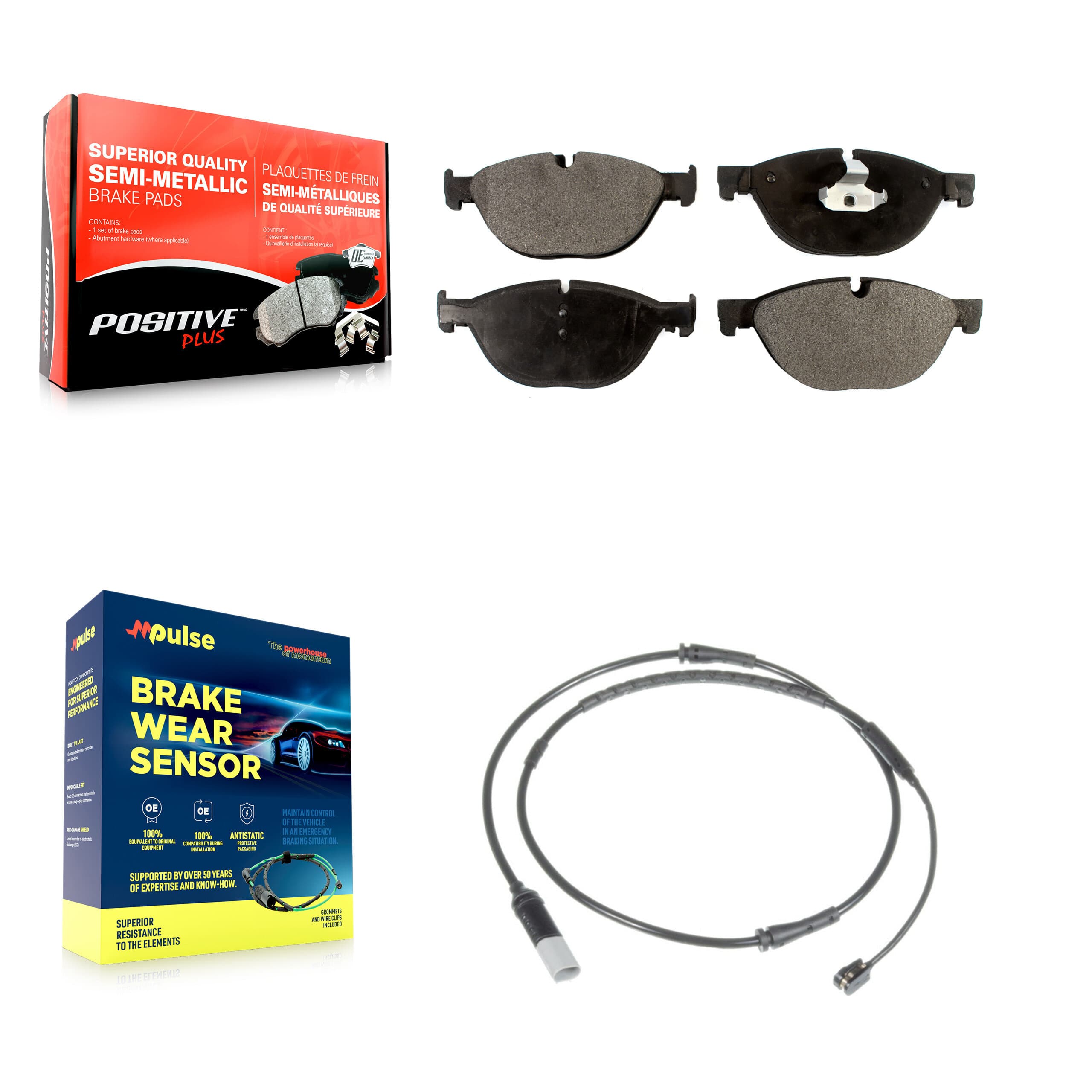 Positive Plus - KPW-100711 - Front Disc Brake Pad Kits image 1