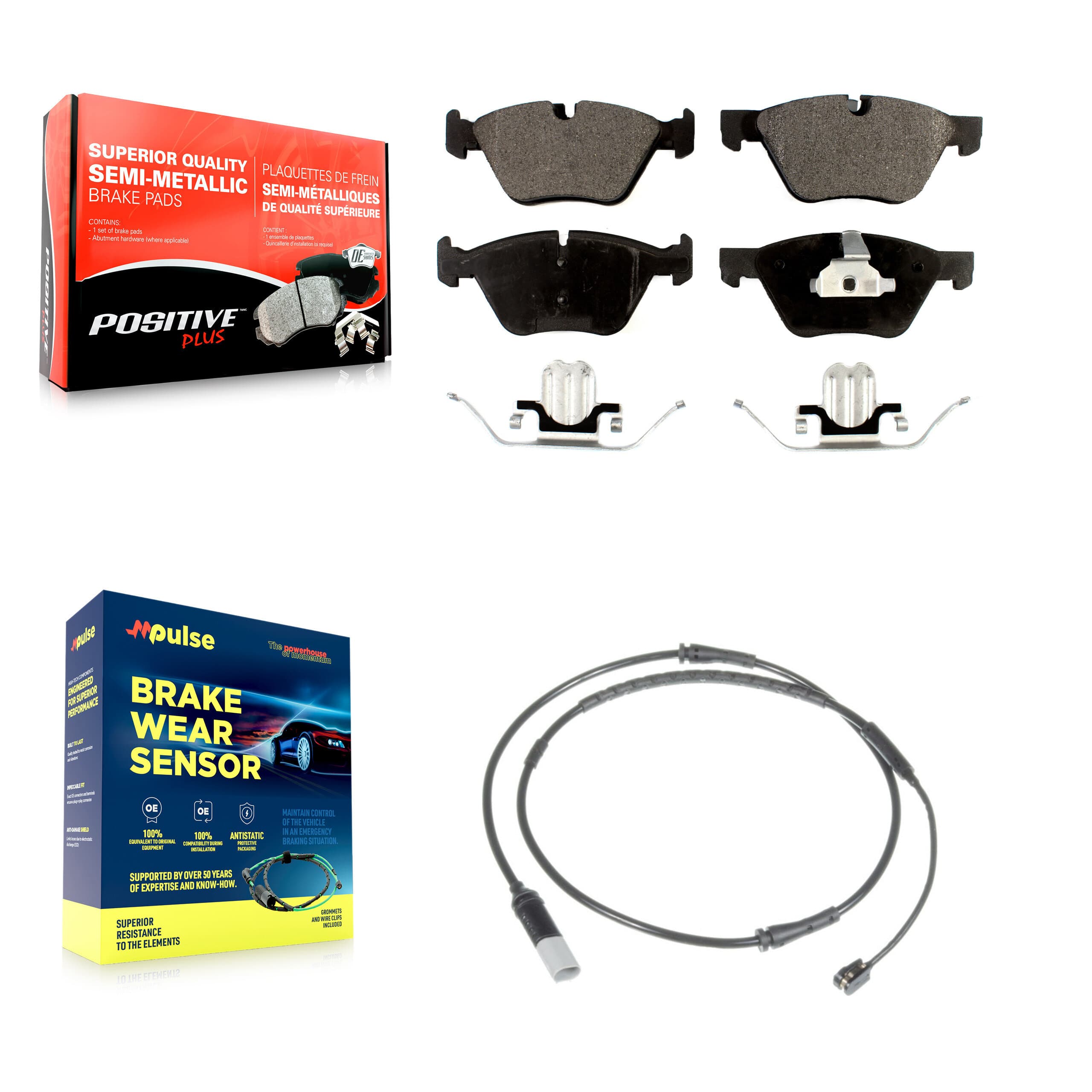 Positive Plus - KPW-100713 - Front Disc Brake Pad Kits image 1