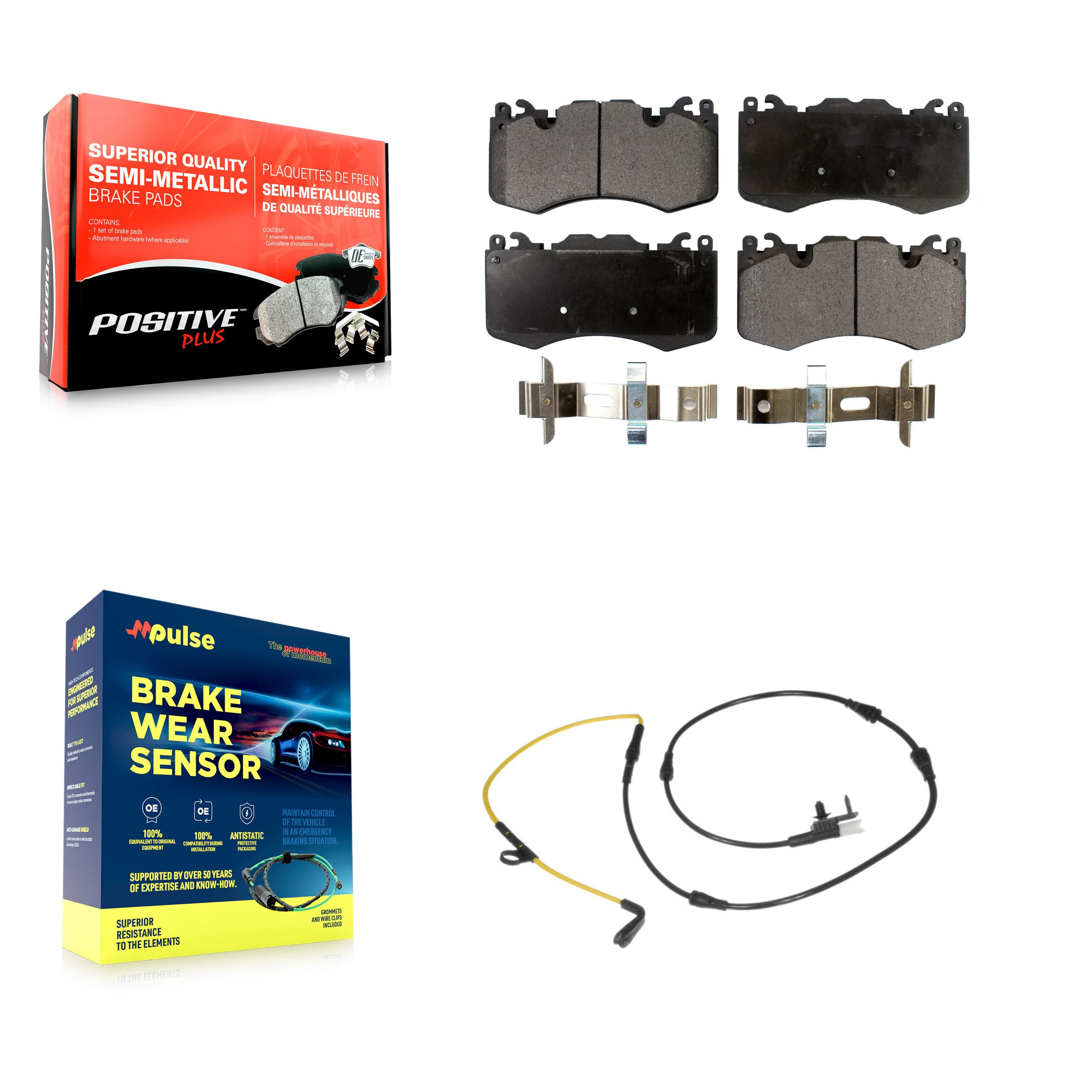 Positive Plus - KPW-100717 - Front Disc Brake Pad Kits image 1