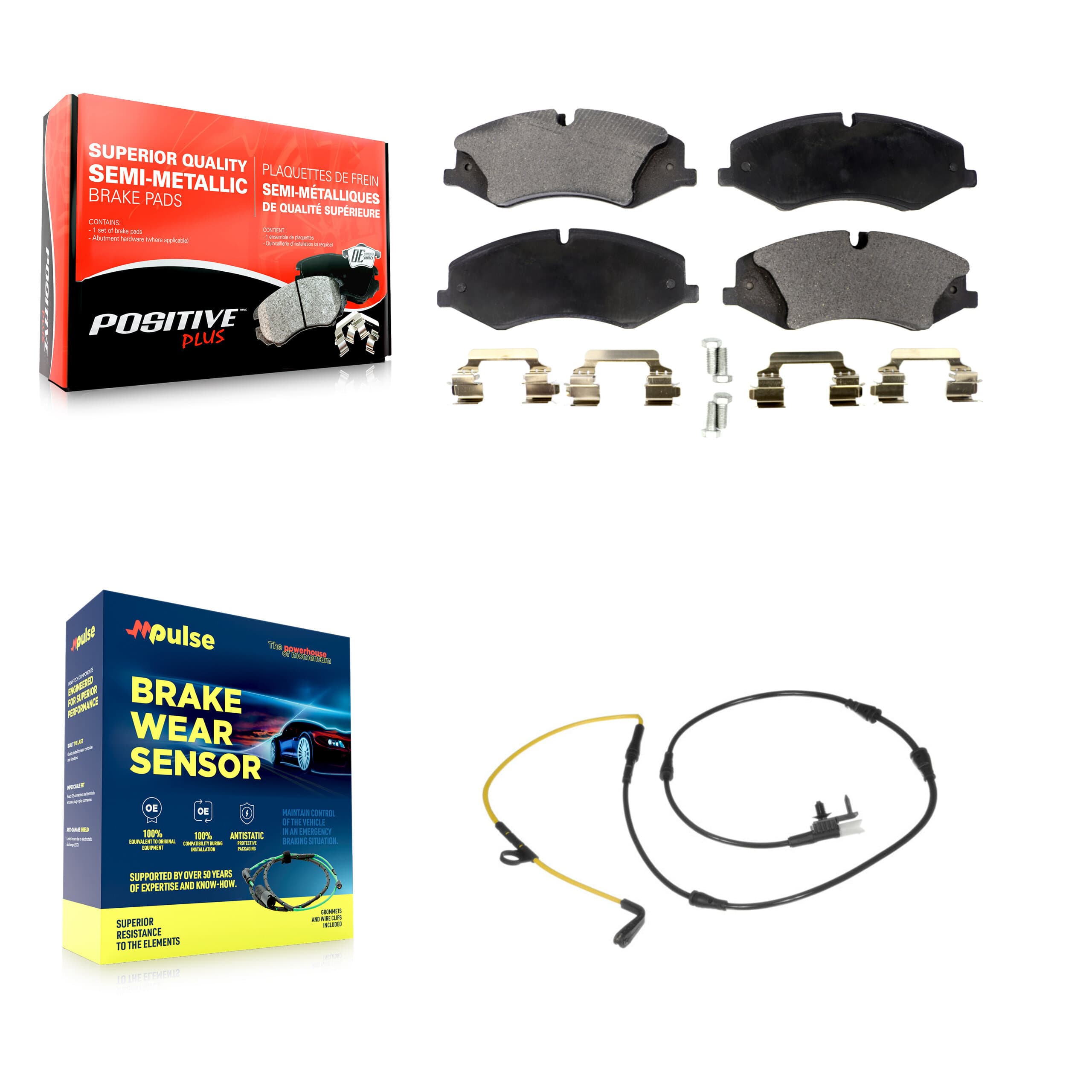 Positive Plus - KPW-100718 - Front Disc Brake Pad Kits image 1