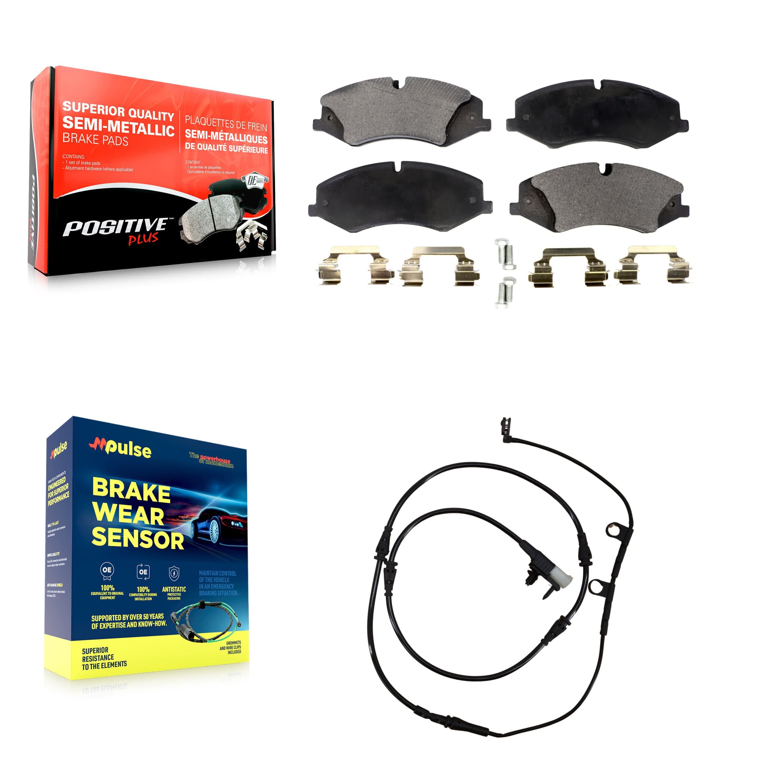 Positive Plus - KPW-100719 - Front Disc Brake Pad Kits image 1