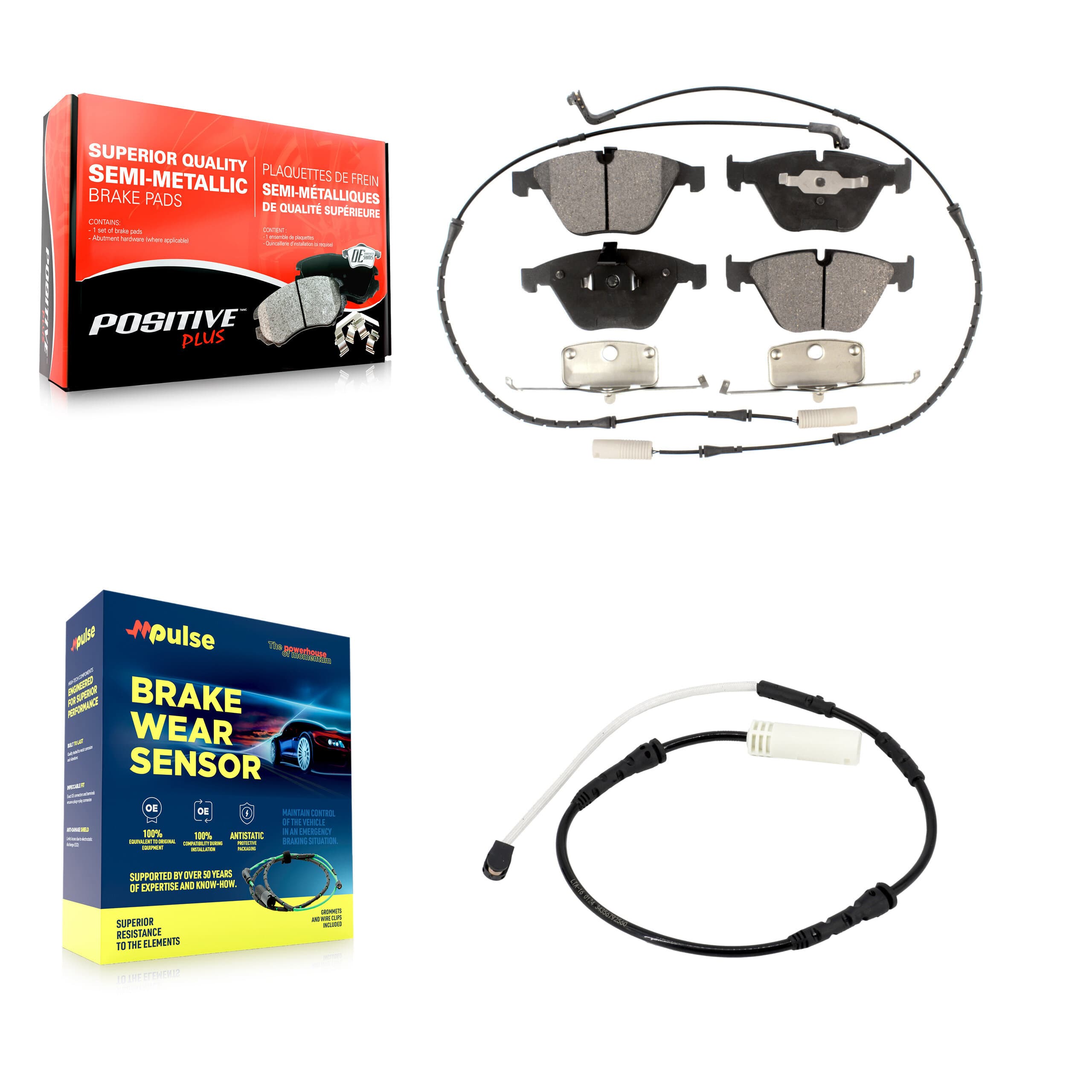 Positive Plus - KPW-100723 - Front Disc Brake Pad Kits image 1