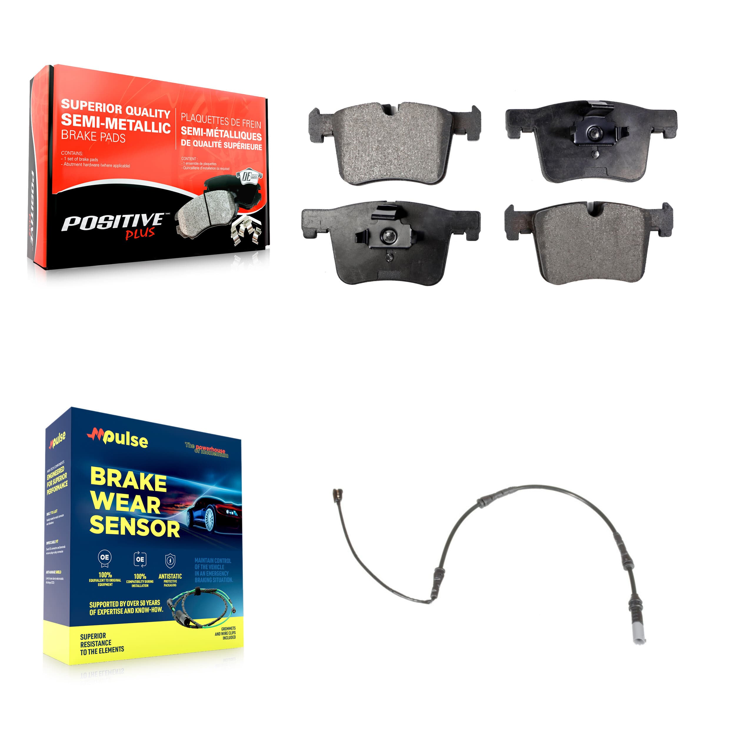 Positive Plus - KPW-100724 - Front Disc Brake Pad Kits image 1