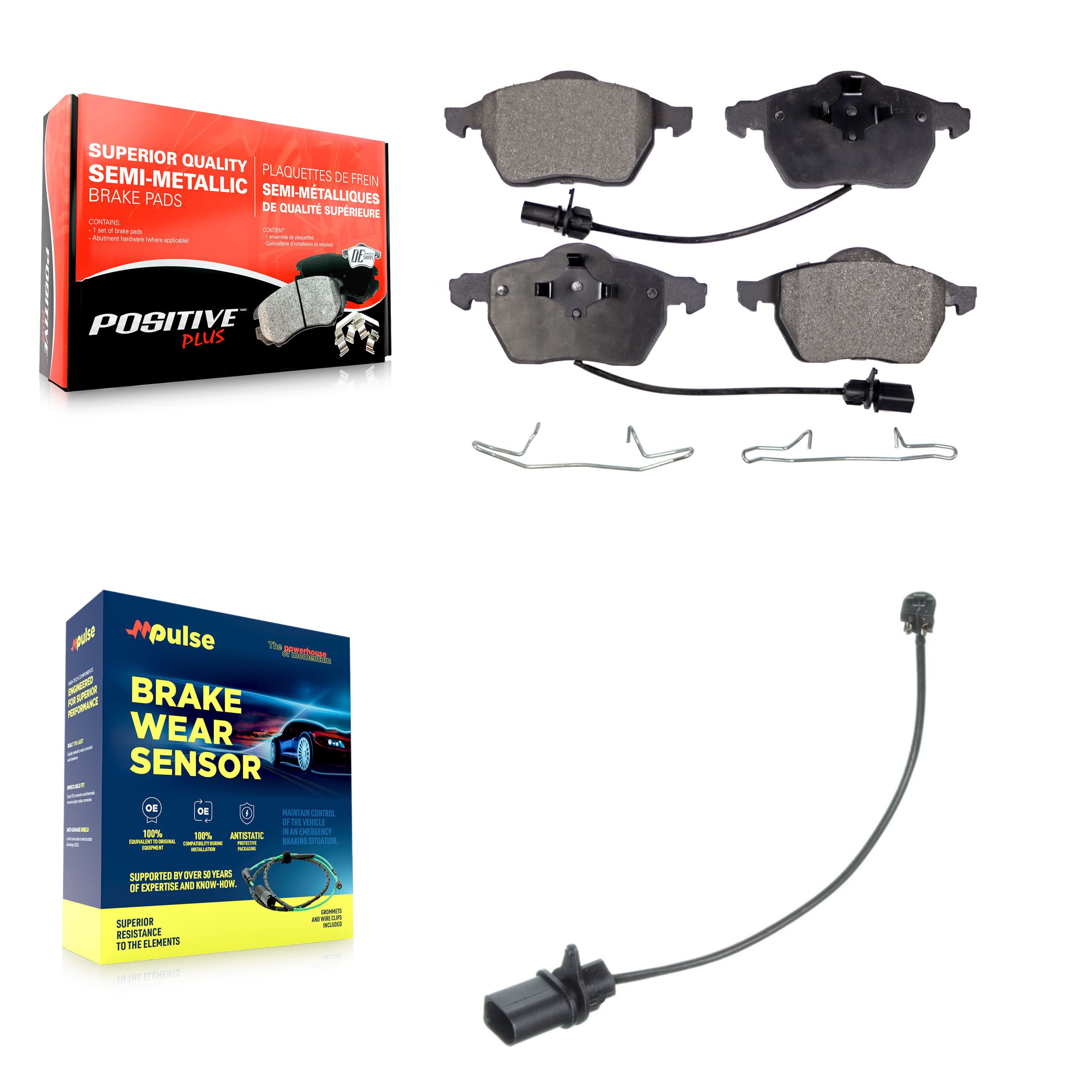 Positive Plus - KPW-100731 - Front Disc Brake Pad Kits image 1