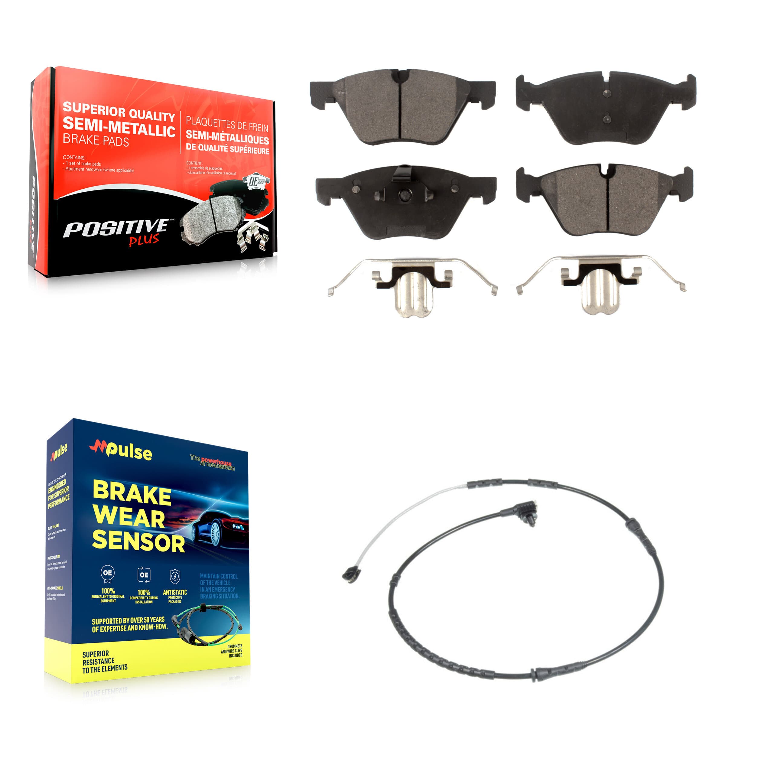 Positive Plus - KPW-100743 - Front Disc Brake Pad Kits image 1
