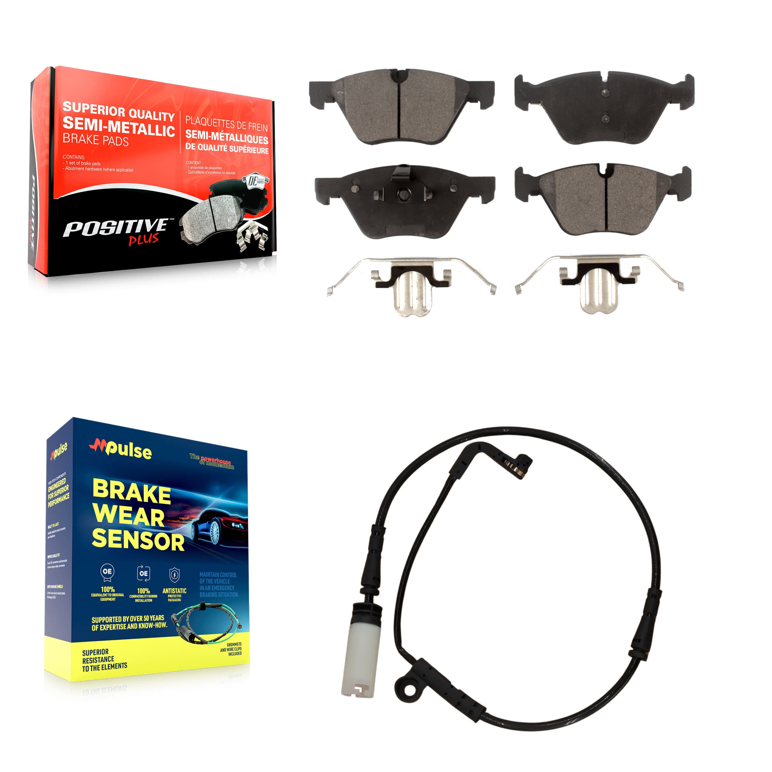 Positive Plus - KPW-100749 - Front Disc Brake Pad Kits image 1